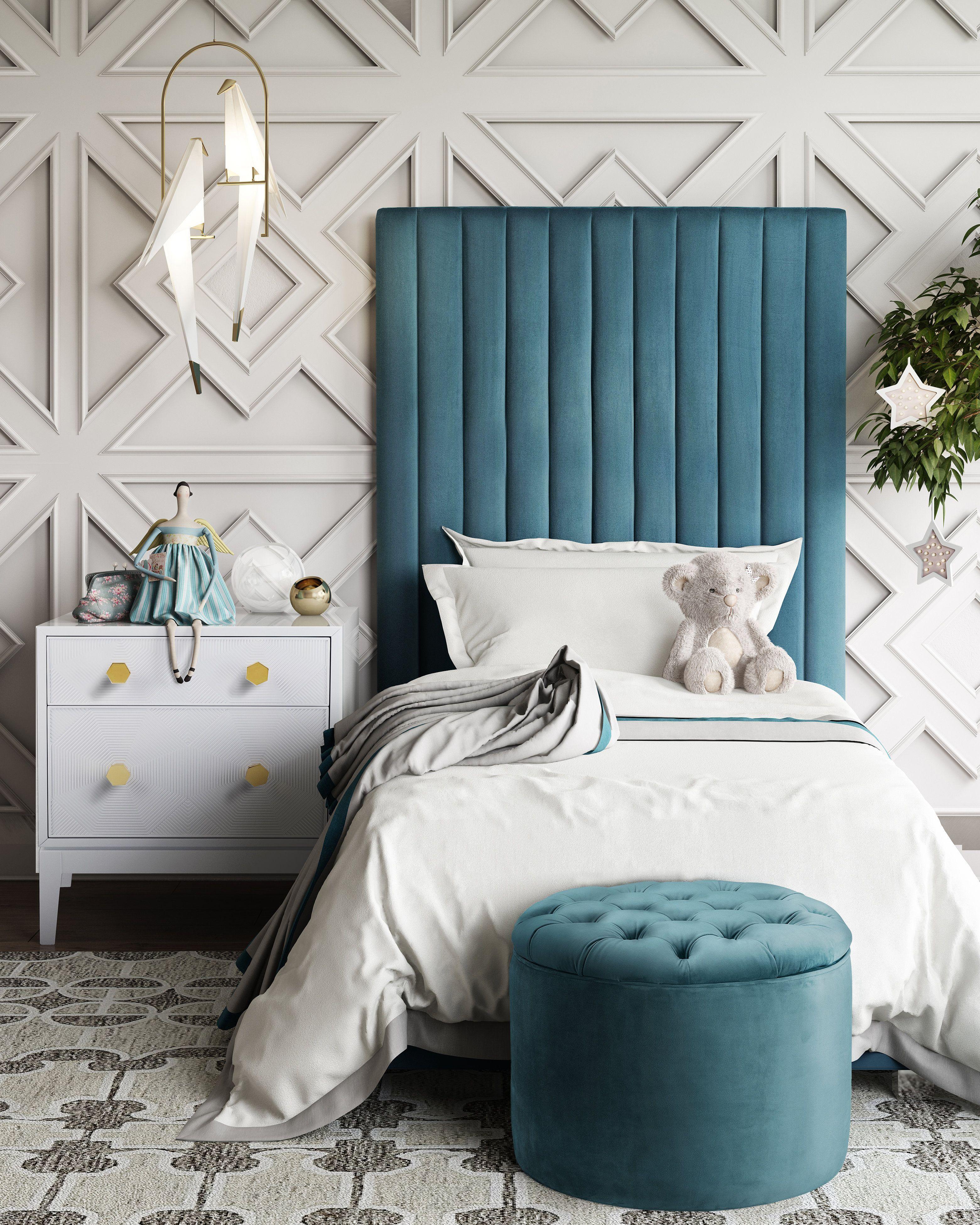 Arabelle Performance Velvet Bed