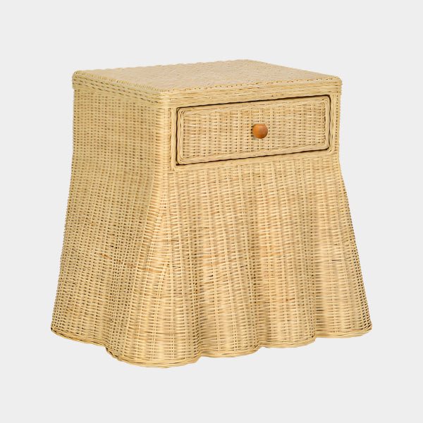 Pentra Natural Rattan Nightstand