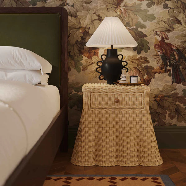 Pentra Natural Rattan Nightstand