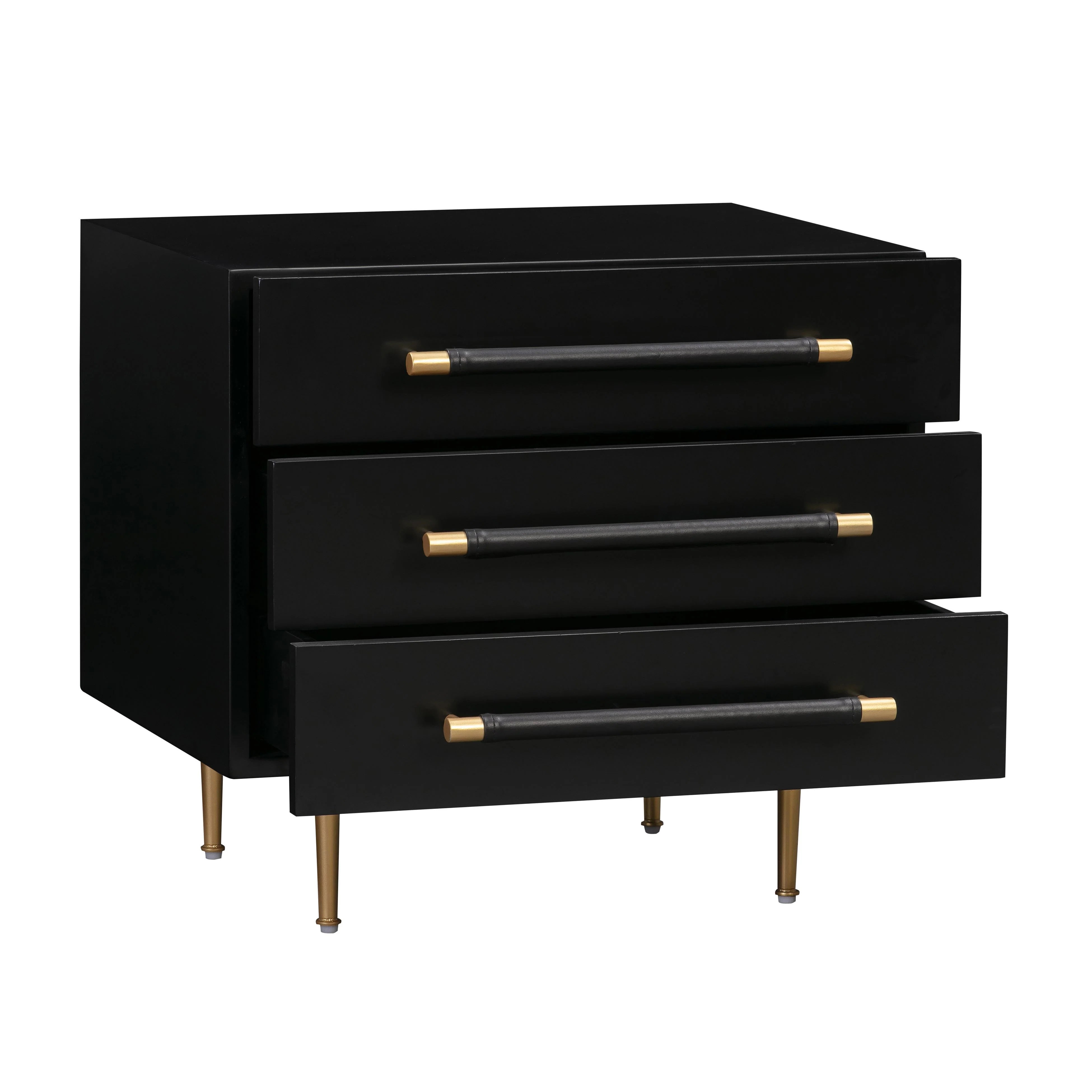 Trident 28" 3-Drawer Nightstand