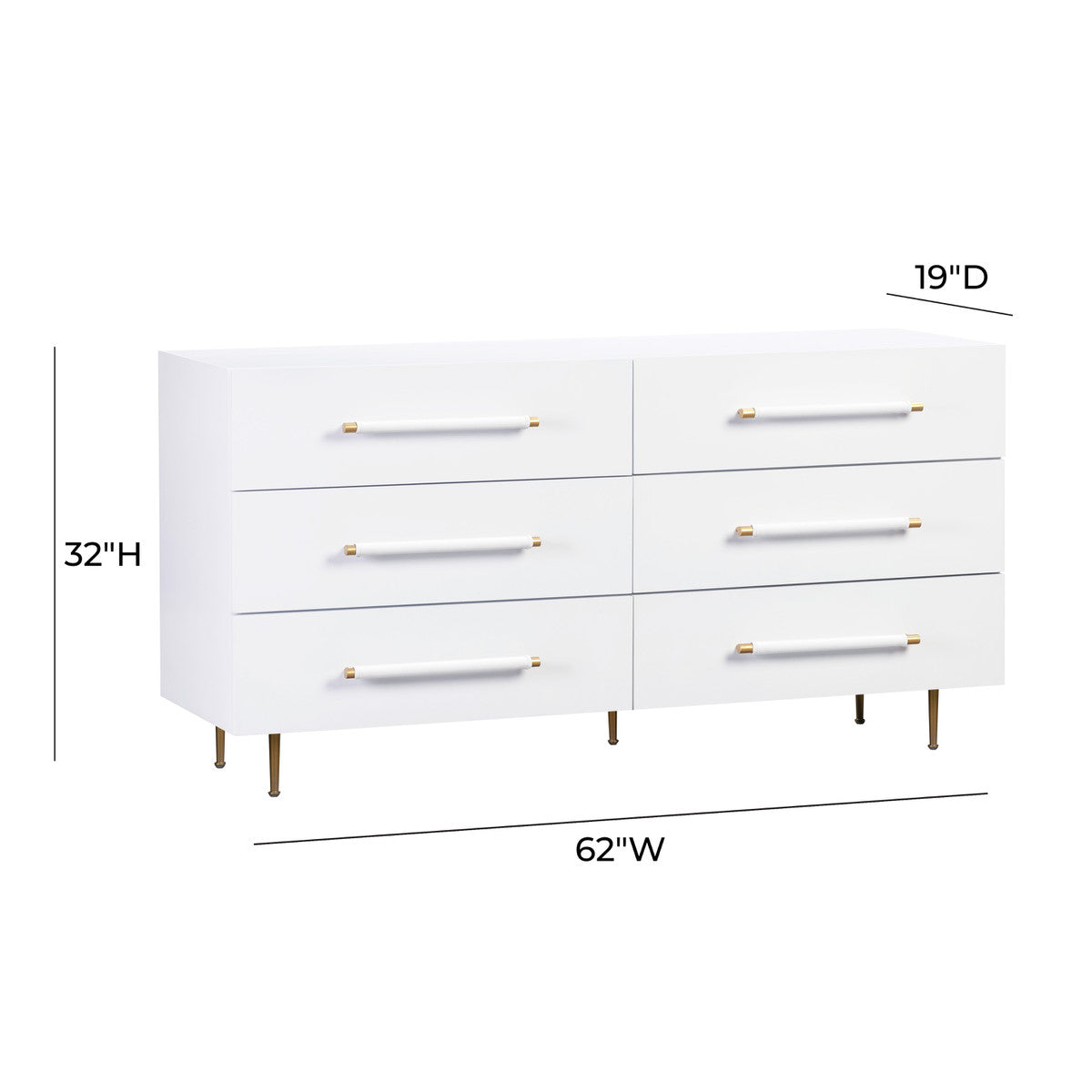 Trident 6 Drawer Dresser