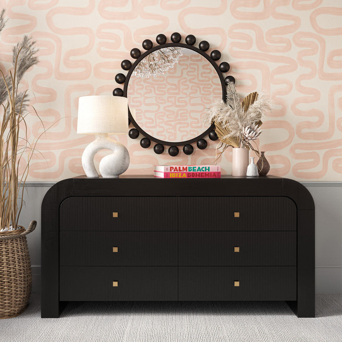 Hump 6 Drawer Dresser