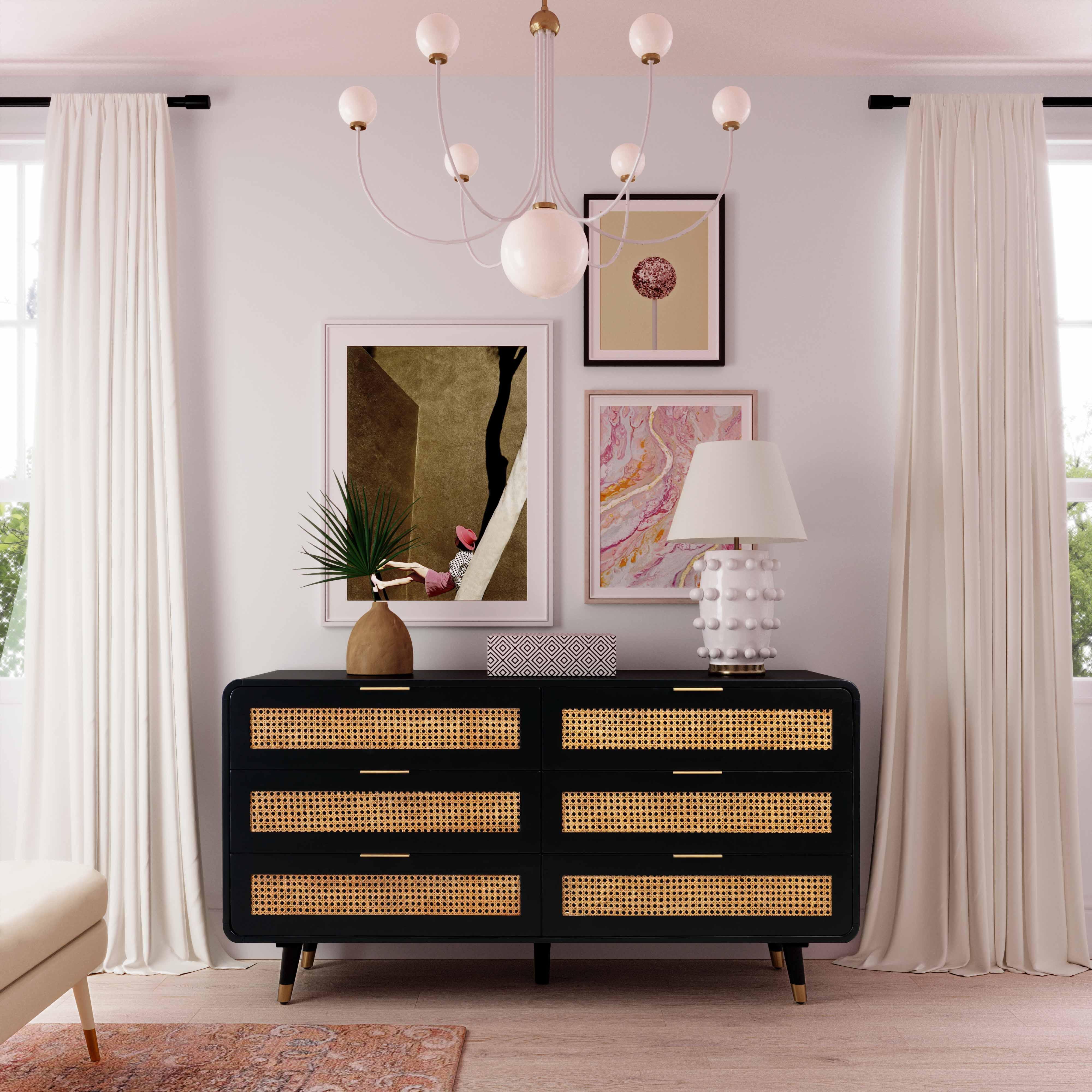 Commode 6 tiroirs Christine 