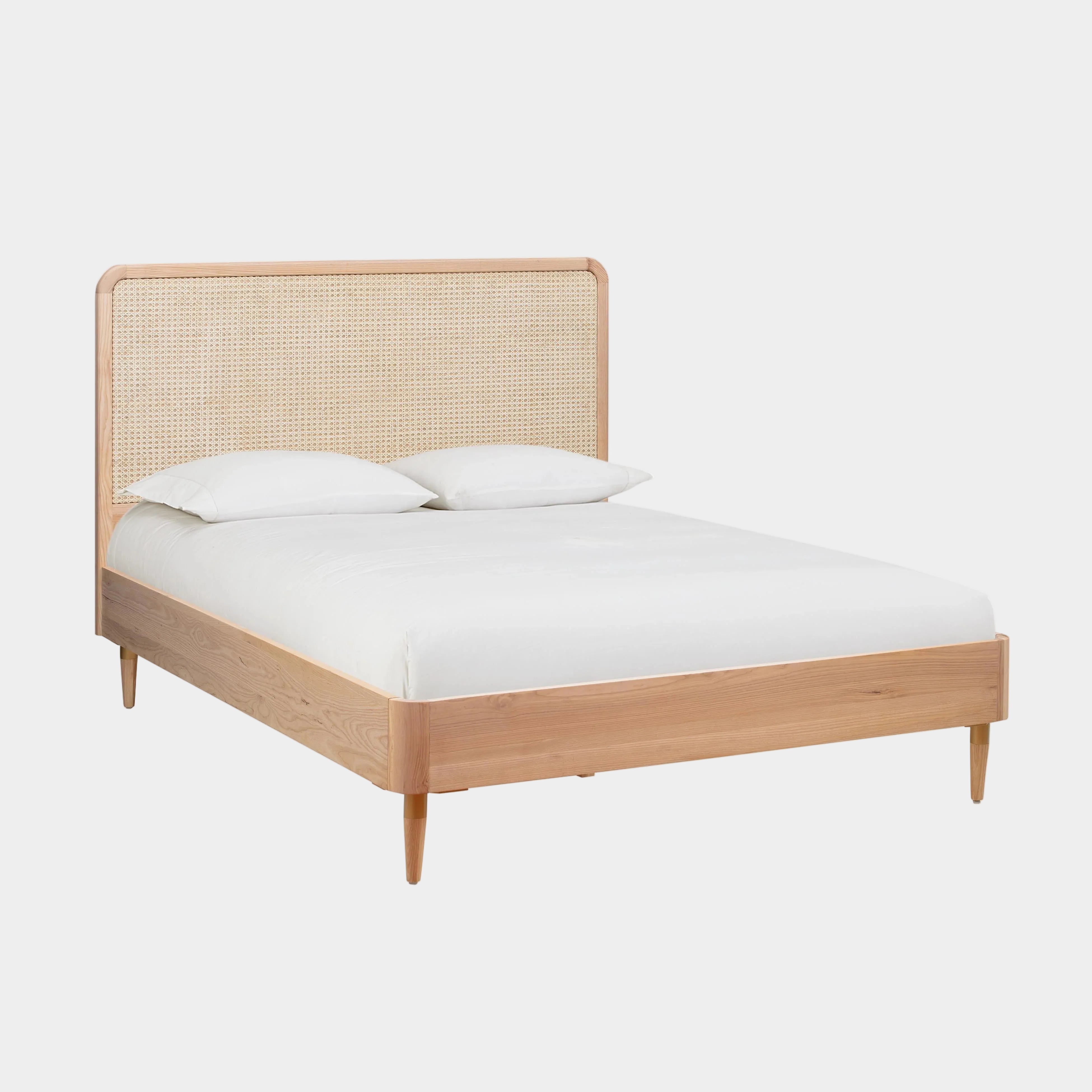 Carmen Natural Ash and Cane Bed