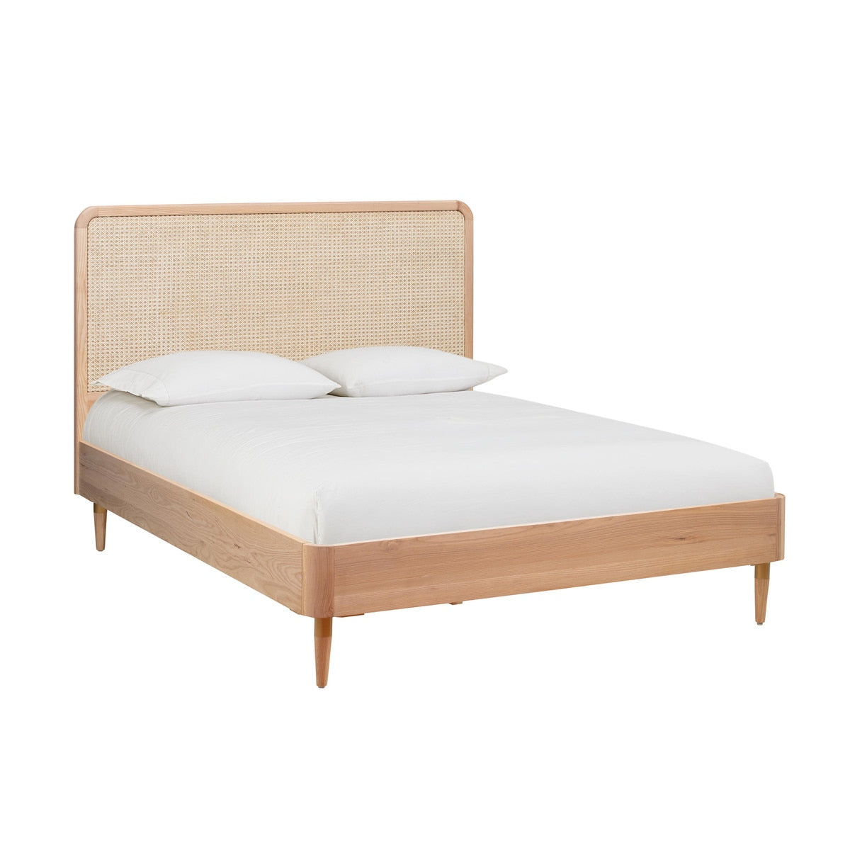 Carmen Natural Ash and Cane Bed