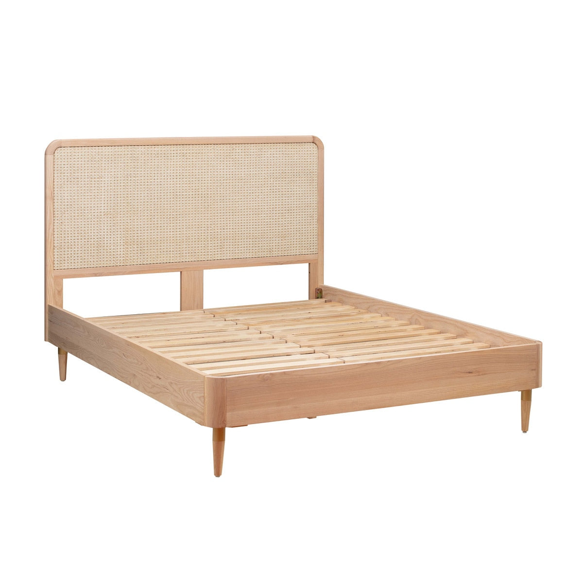 Carmen Natural Ash and Cane Bed