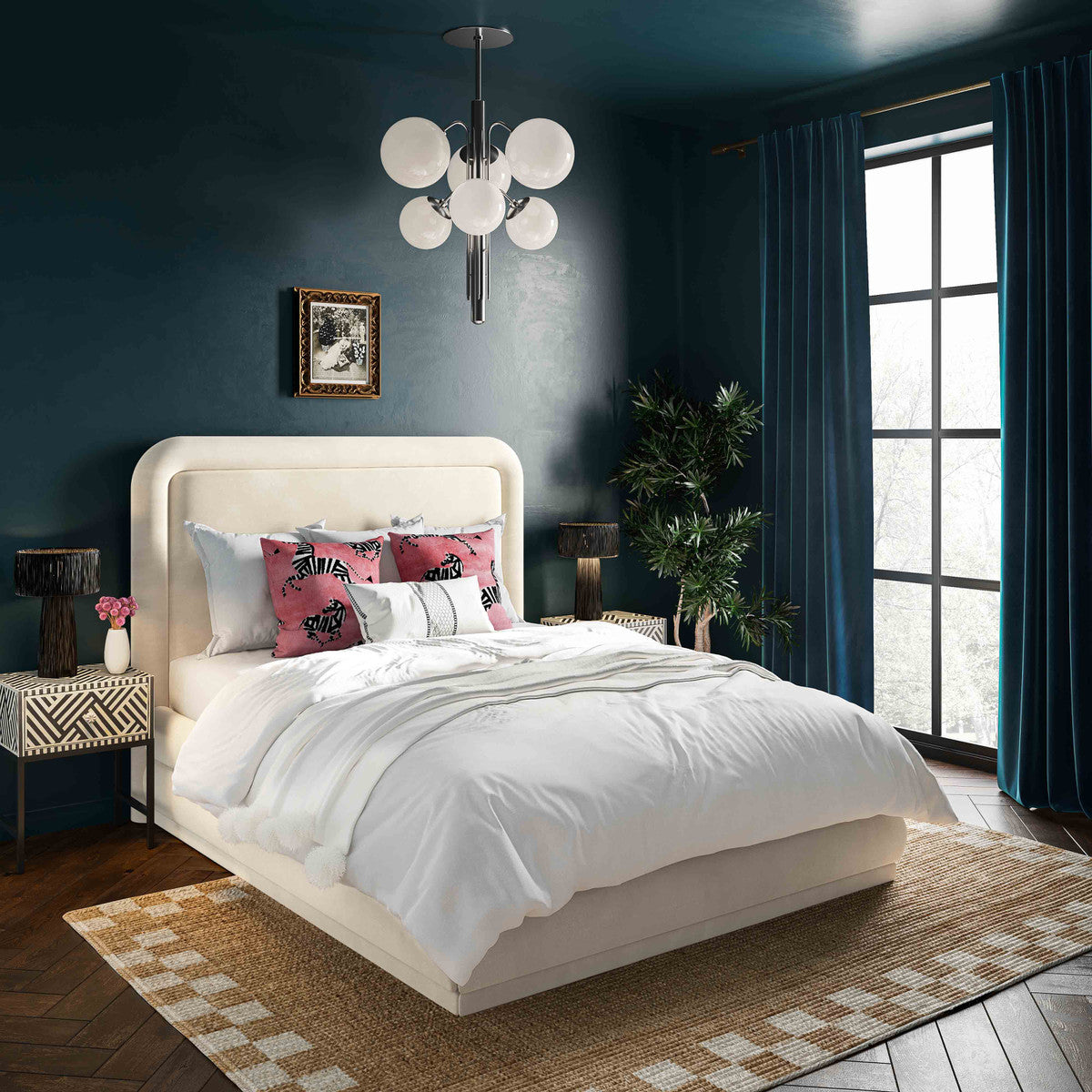 Briella Velvet Bed