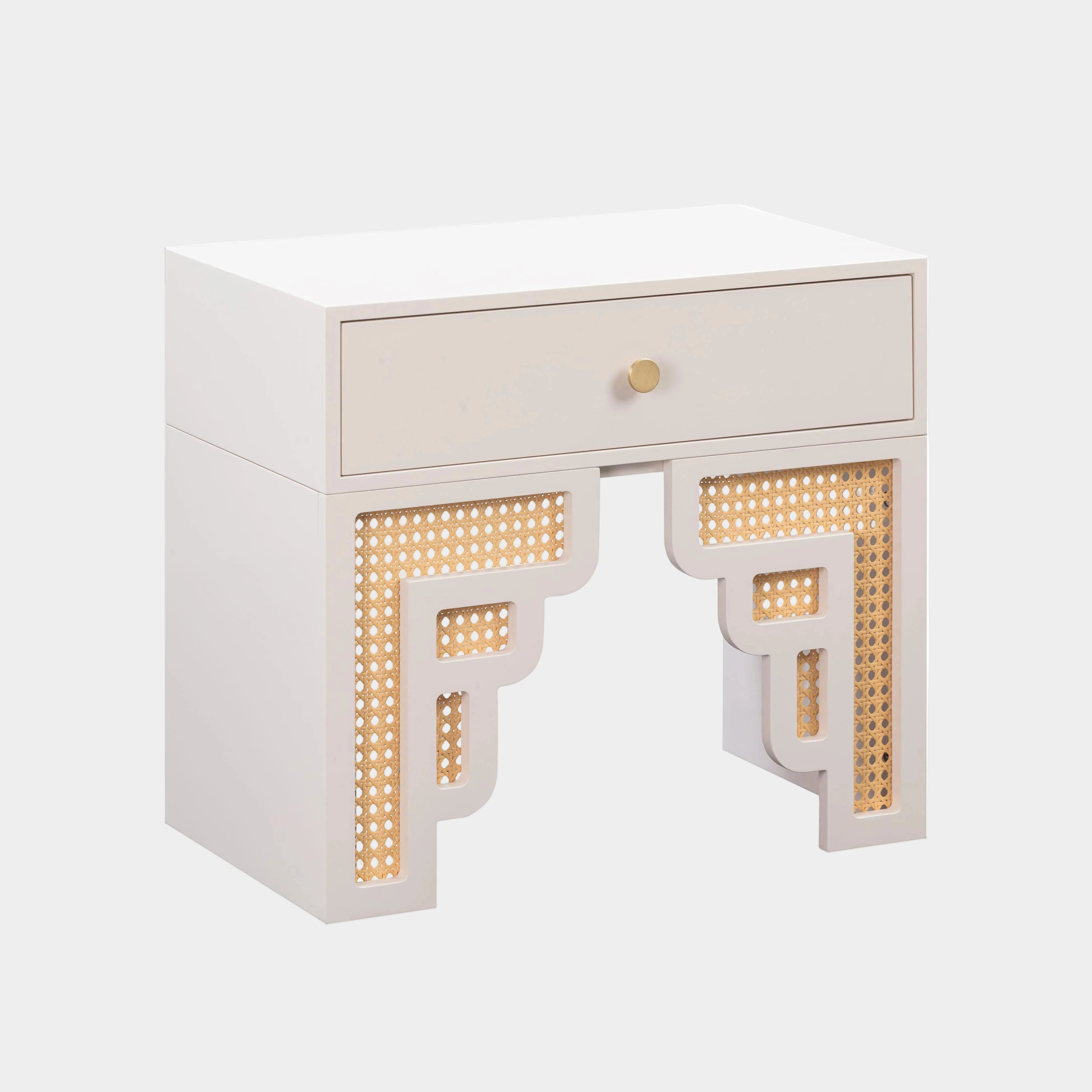 Table de nuit en rotin Suzie