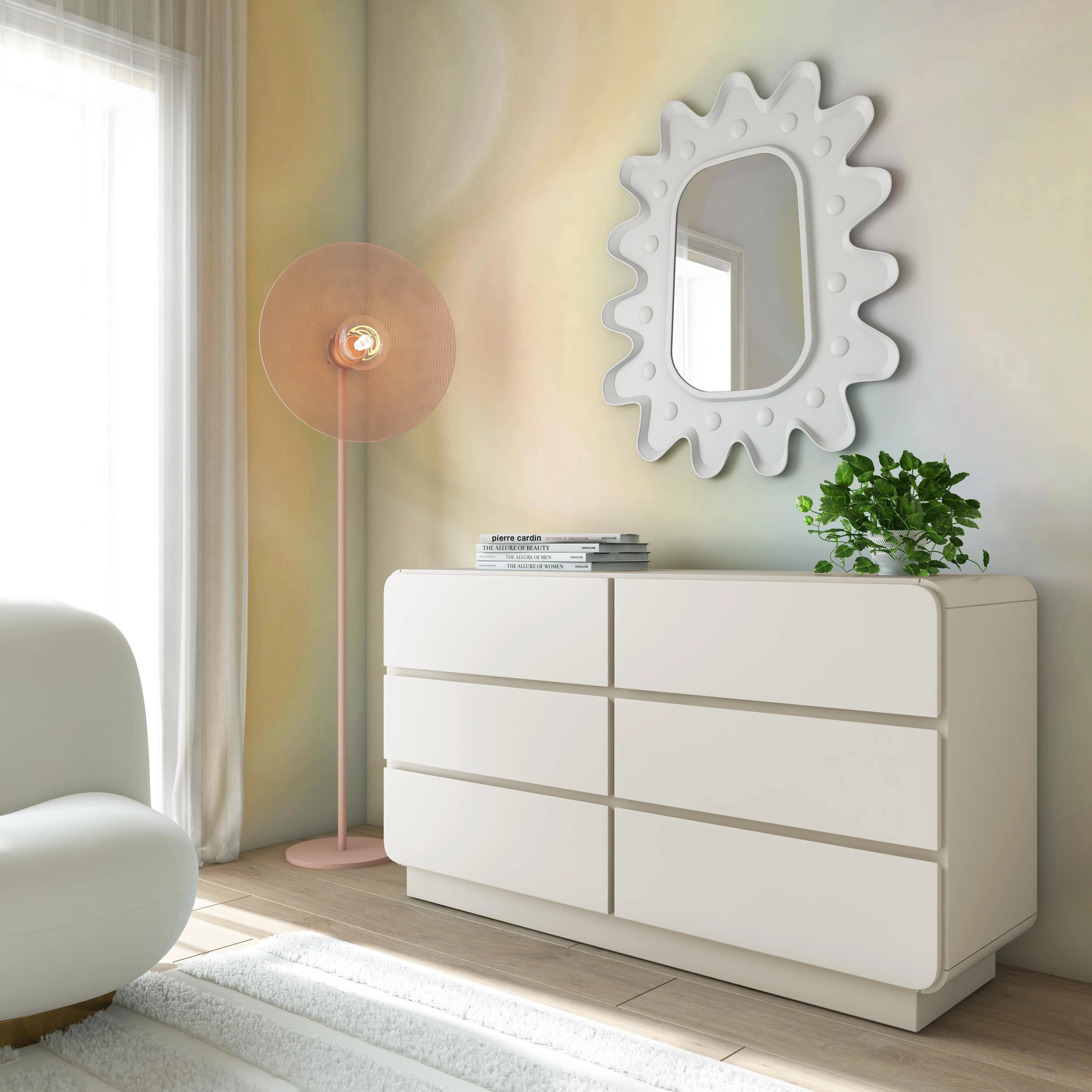 Commode à 6 tiroirs Sagura 