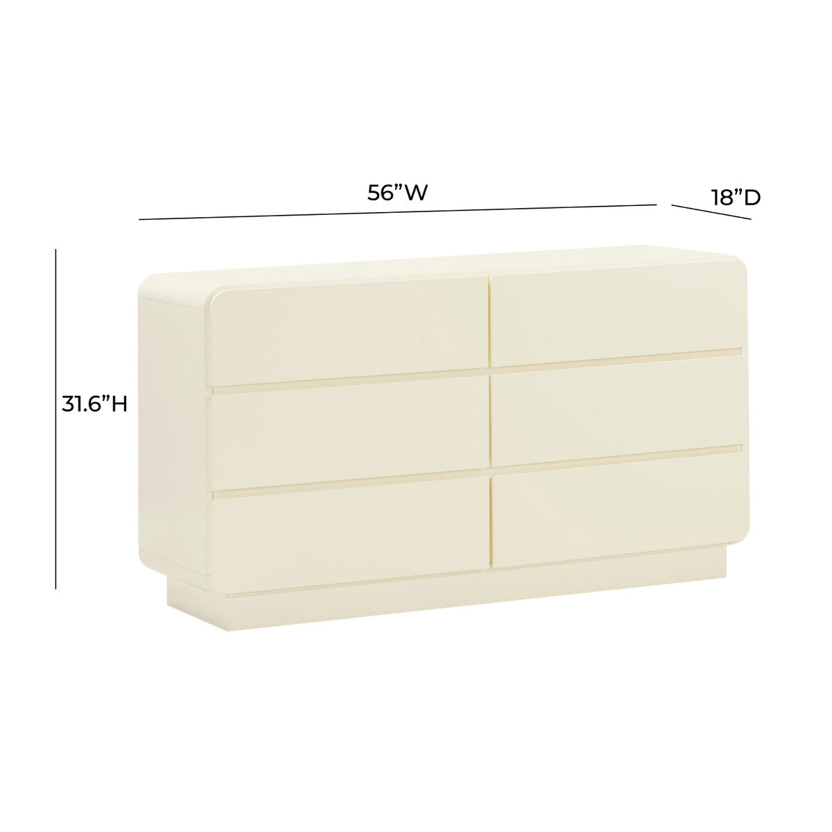 Sagura 6-Drawer Dresser