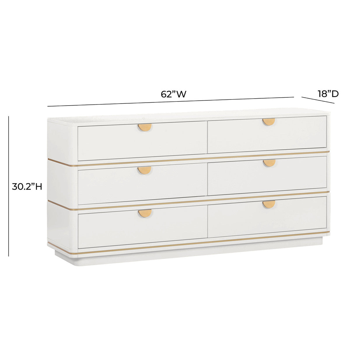 Julieta 6 Drawer Dresser