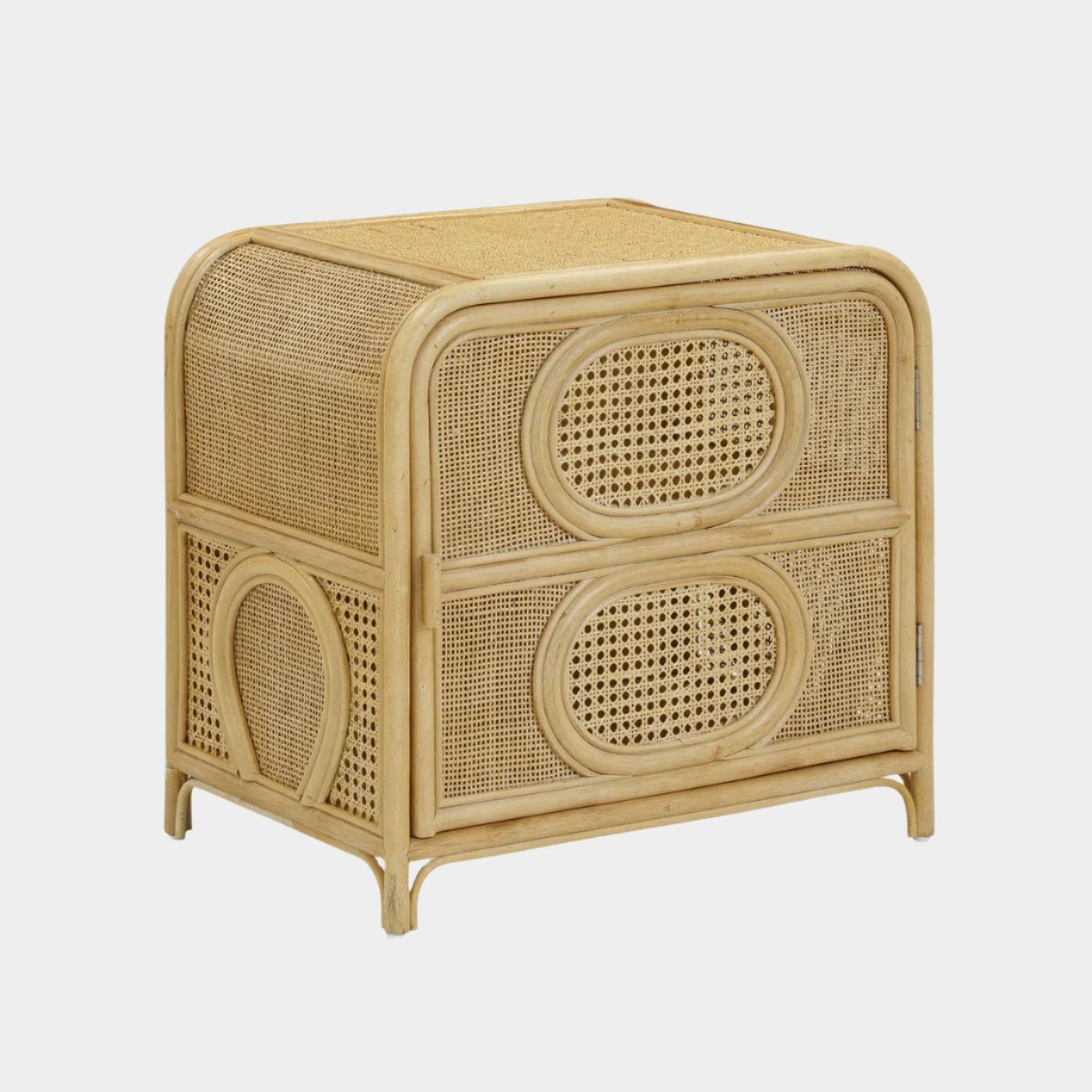 Tina Natural Rattan Nightstand