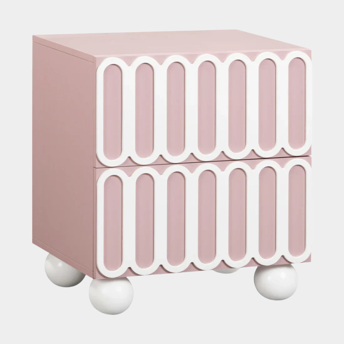 Tori Motif 2-Drawer Nightstand