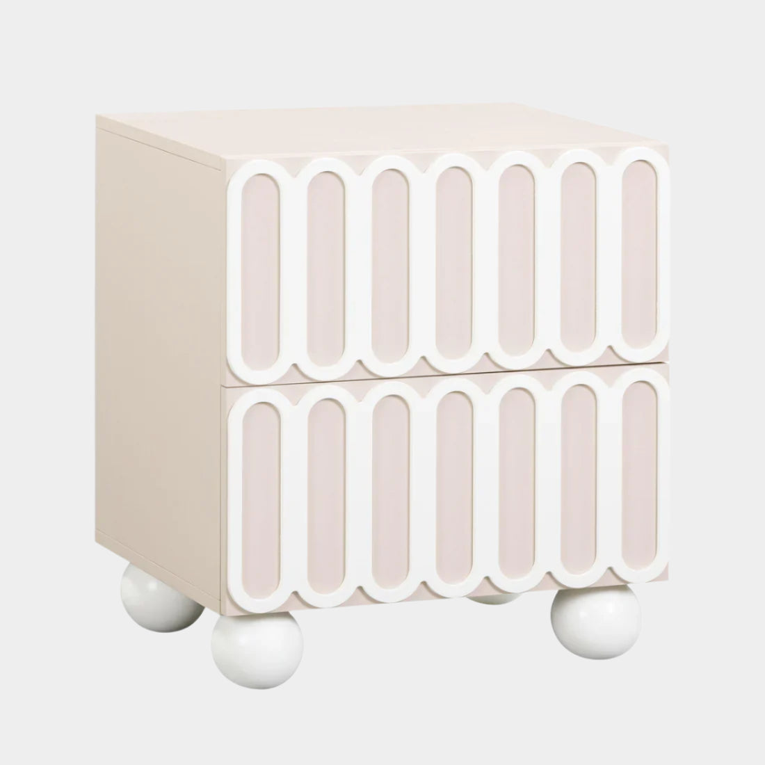 Tori Motif 2-Drawer Nightstand