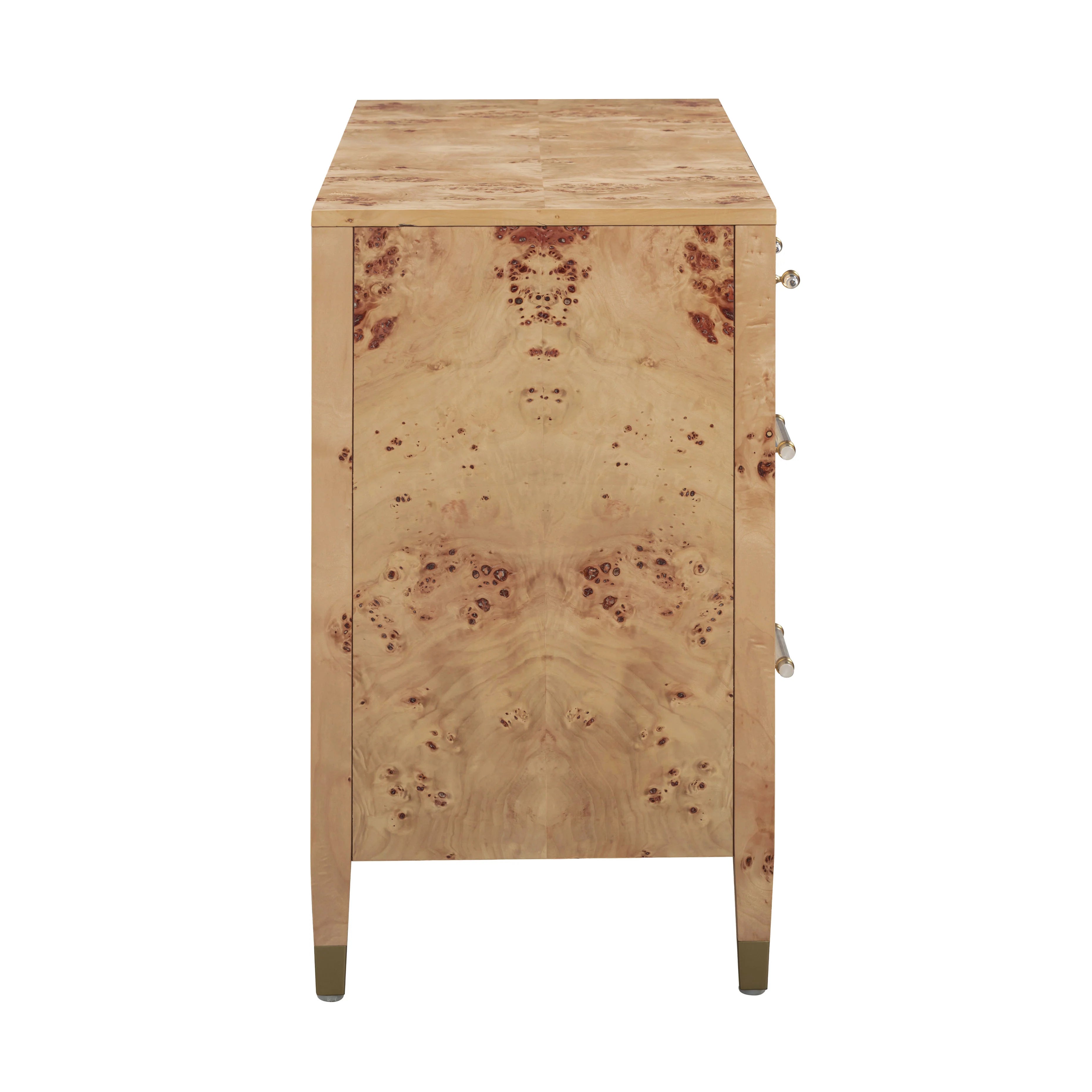Brandyss 62" Burl 7-Drawer Dresser