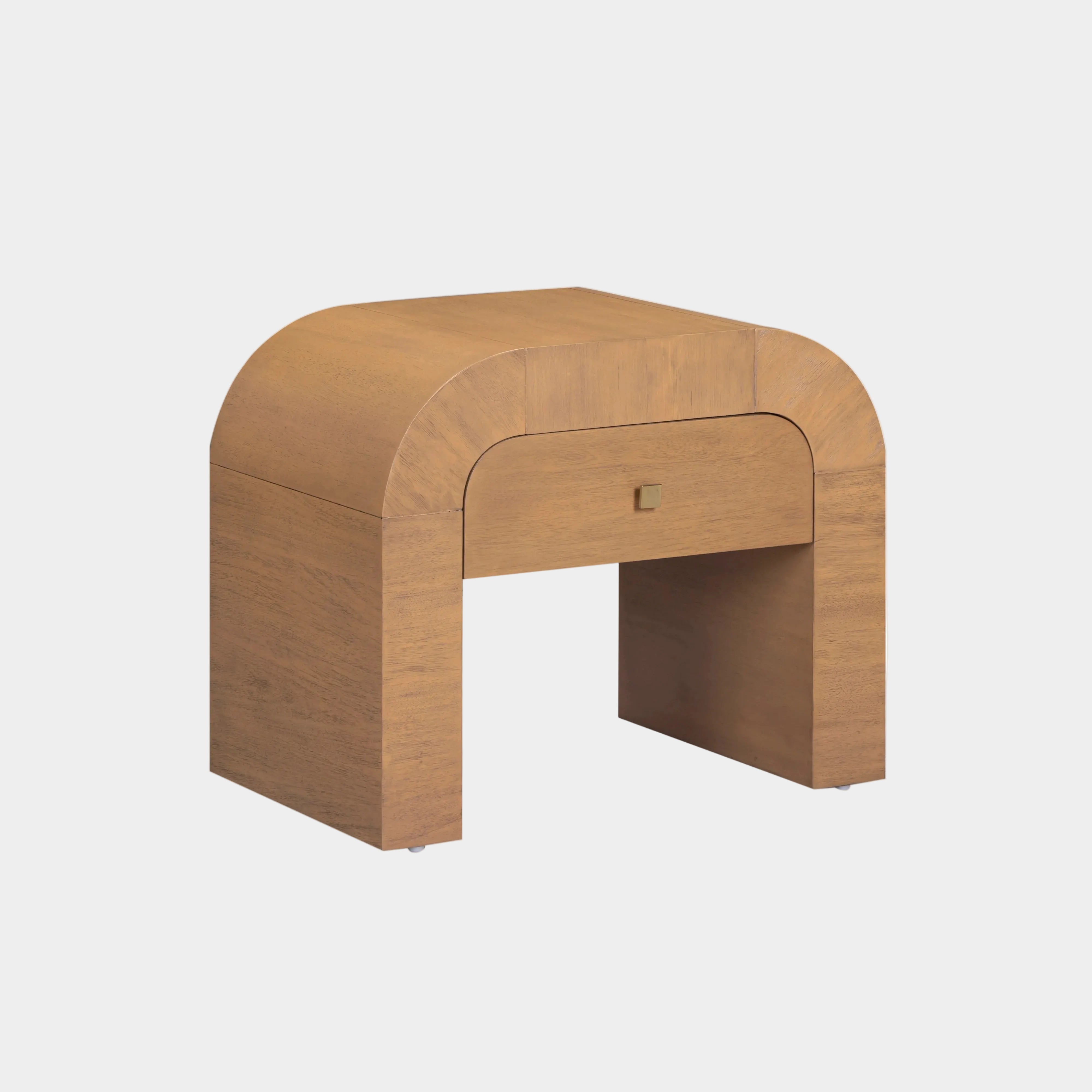 Hump 26" Arched Nightstand With Drawer