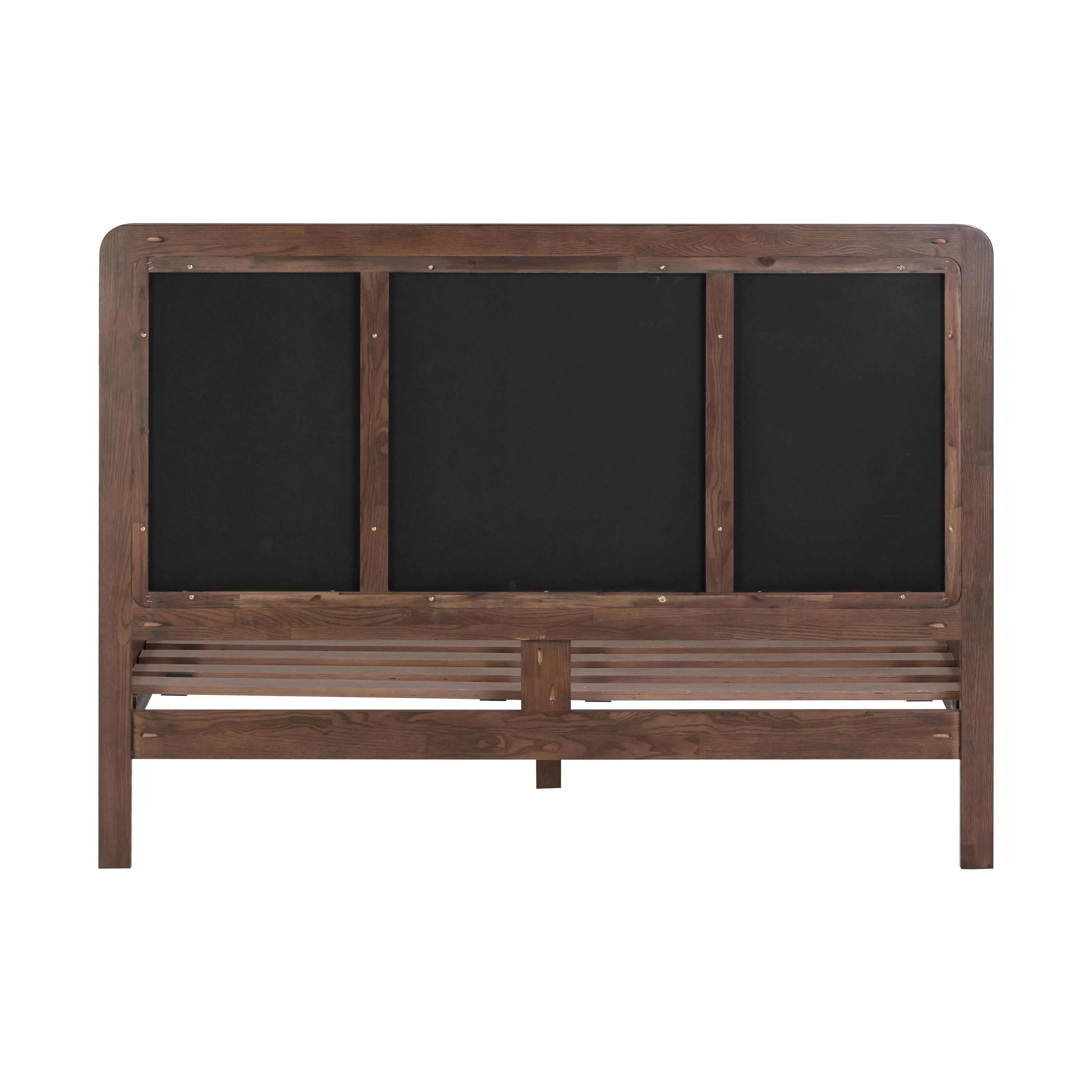 Hella Velvet and Ash Wood Bed