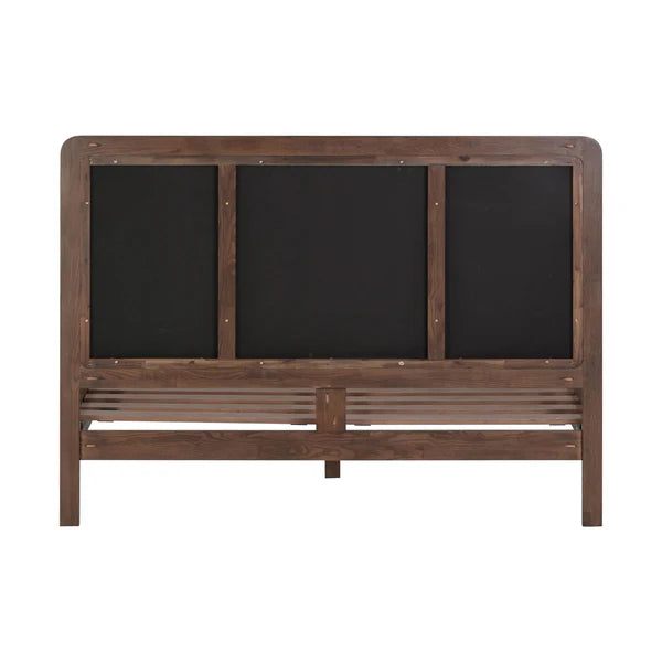 Hella Velvet and Ash Wood Bed