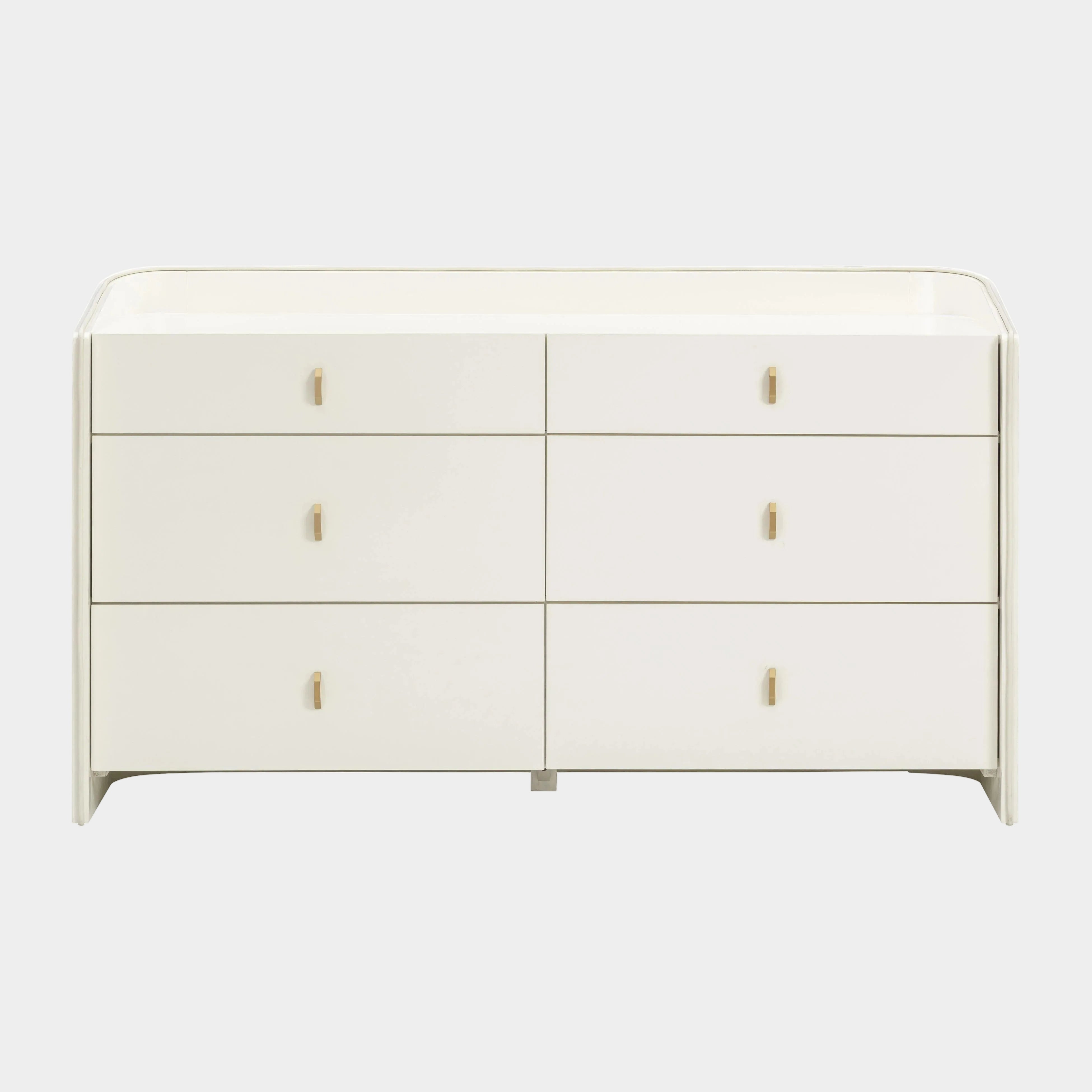 Collins 56" Cream 6-Drawer Dresser