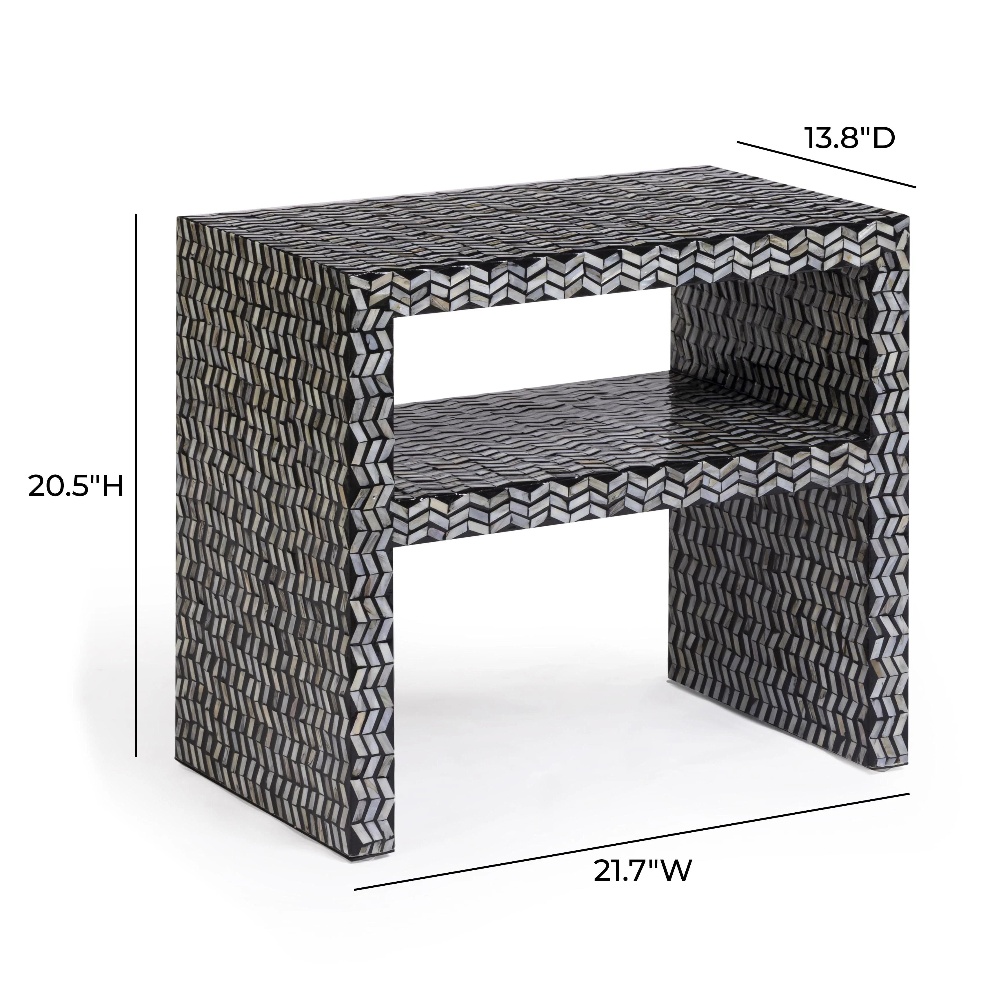 Derry 22" Capiz Shell Nightstand