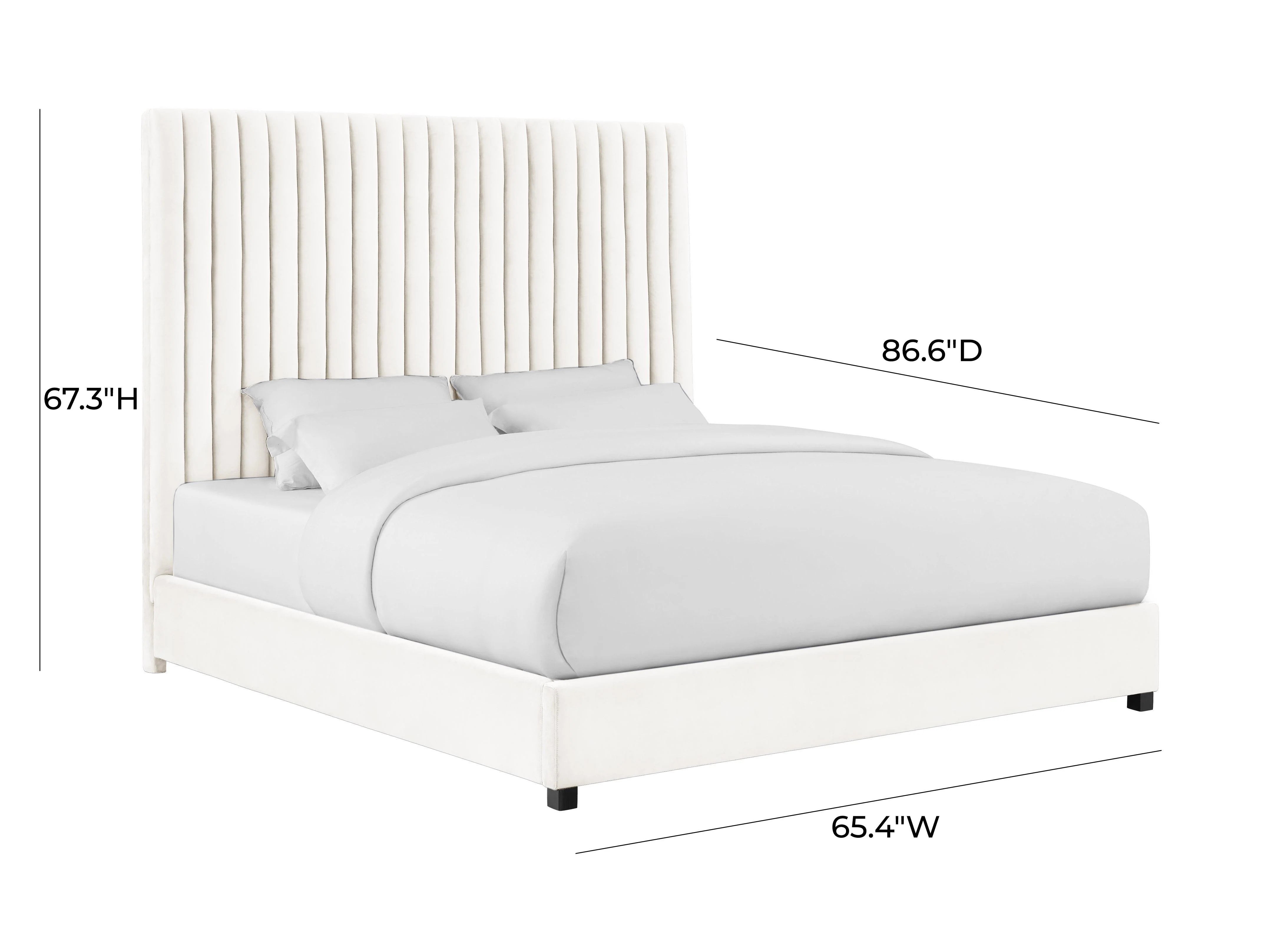 Arabelle Performance Velvet Bed