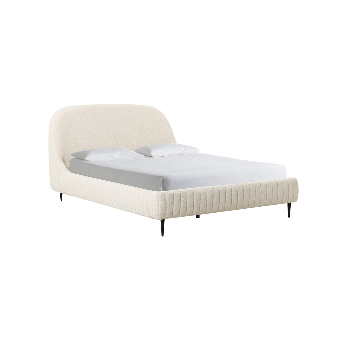 Denise Cream Boucle Bed