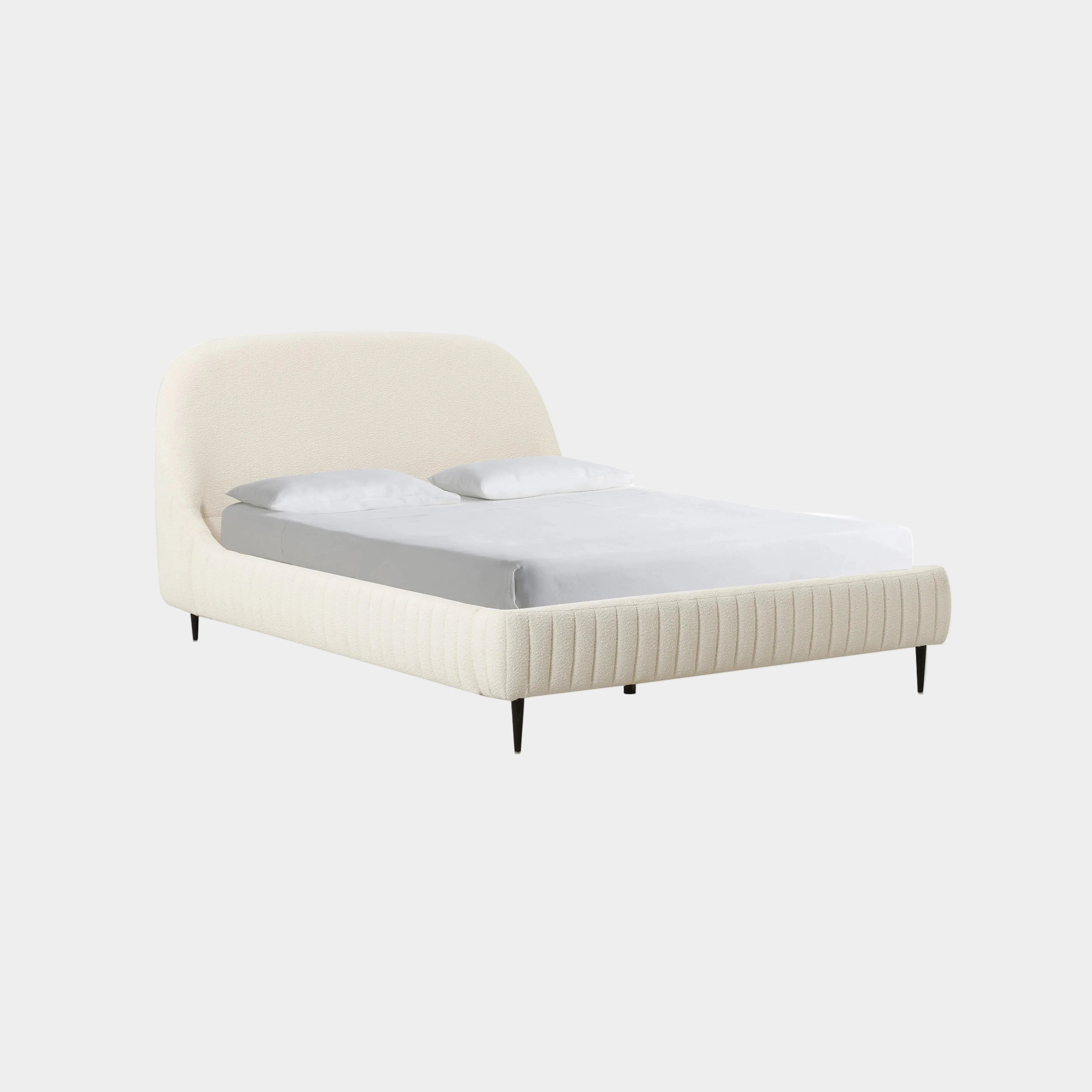 Denise Cream Boucle Bed