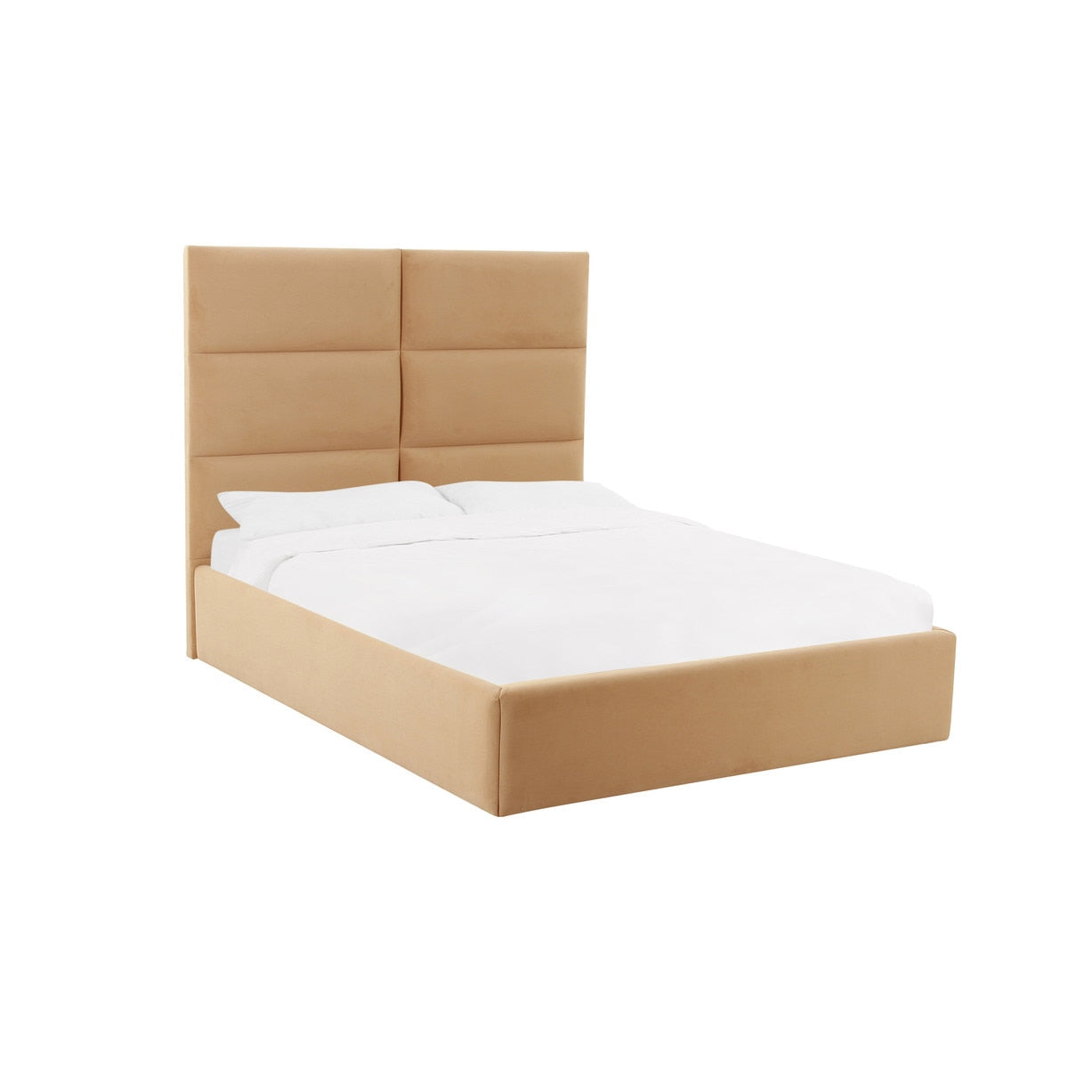 Eliana Honey Velvet  Bed