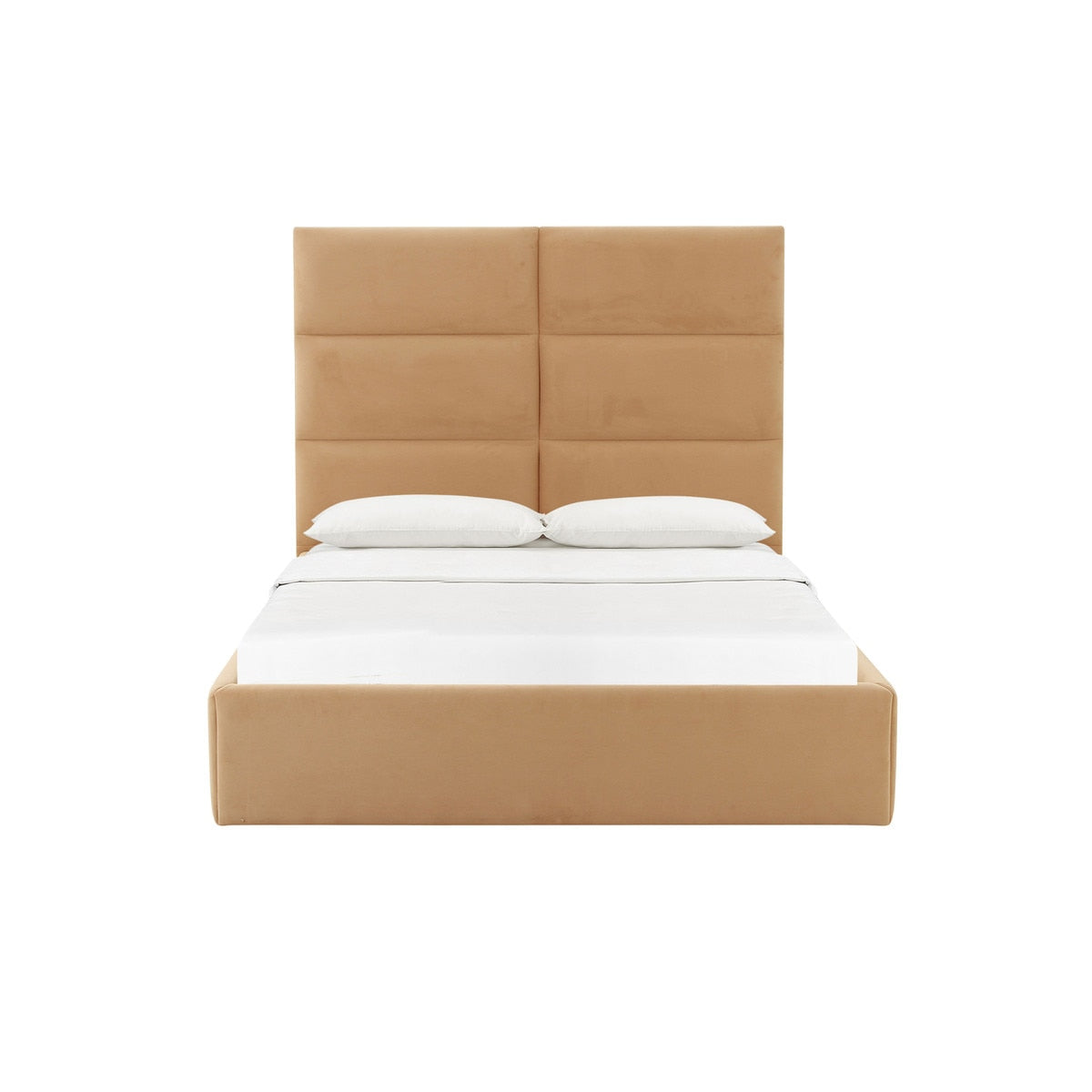 Eliana Honey Velvet  Bed