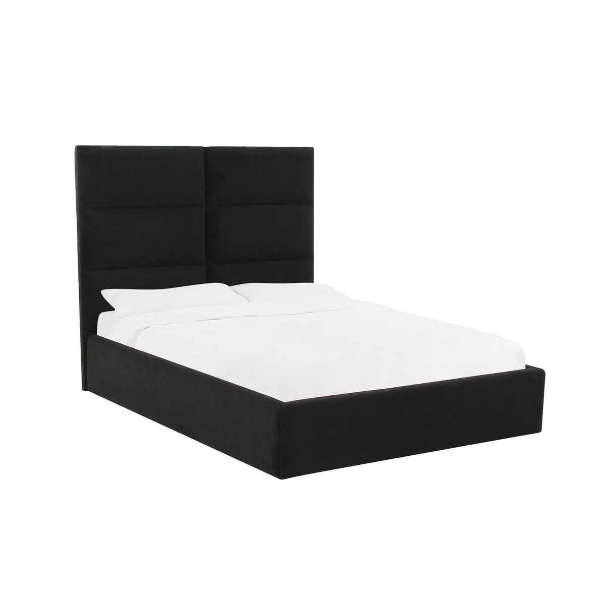 Eliana Black Velvet  Bed