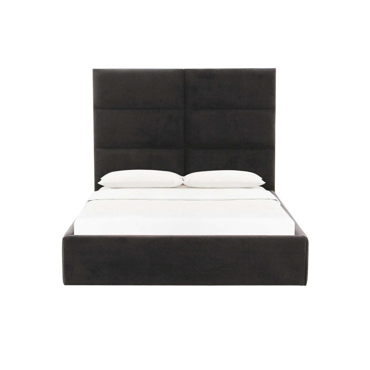 Eliana Black Velvet  Bed