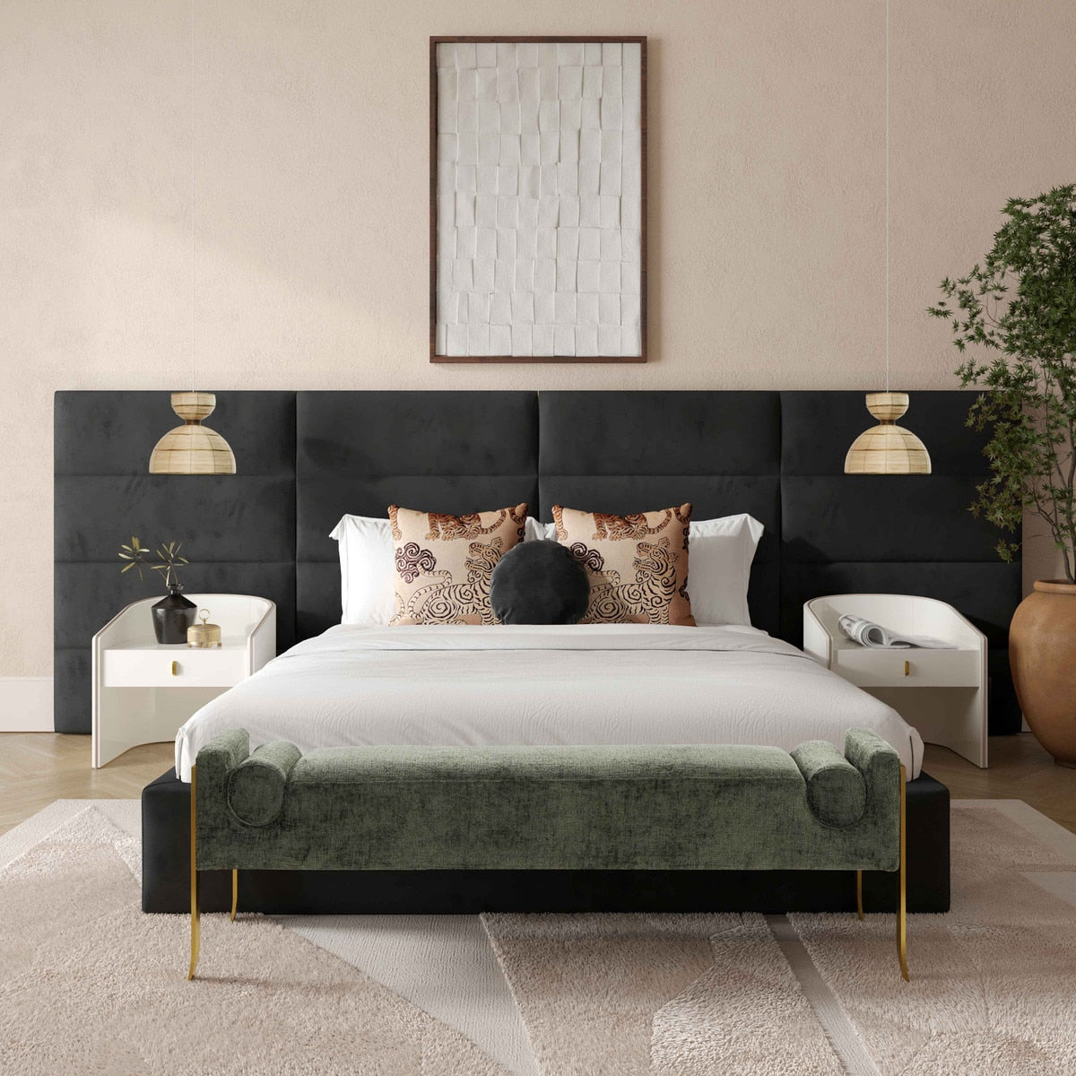 Eliana  Queen Bed with Wings