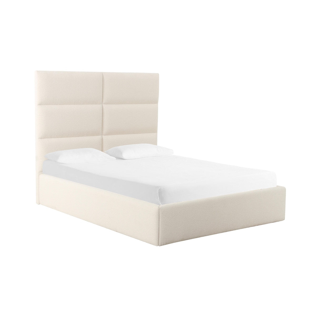 Eliana Cream Boucle Bed