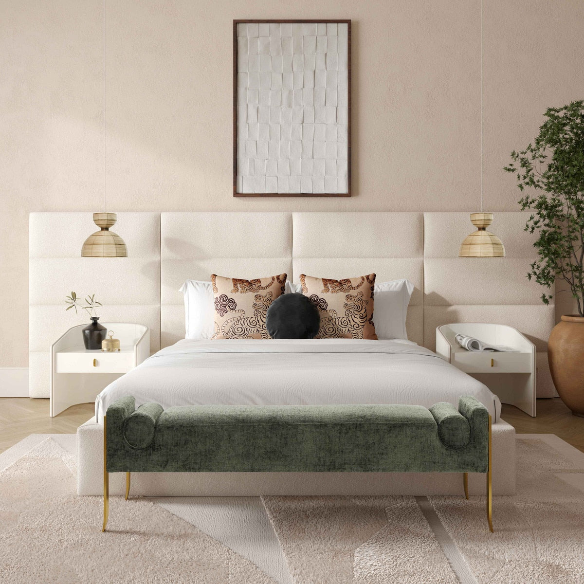 Eliana  Queen Bed with Wings