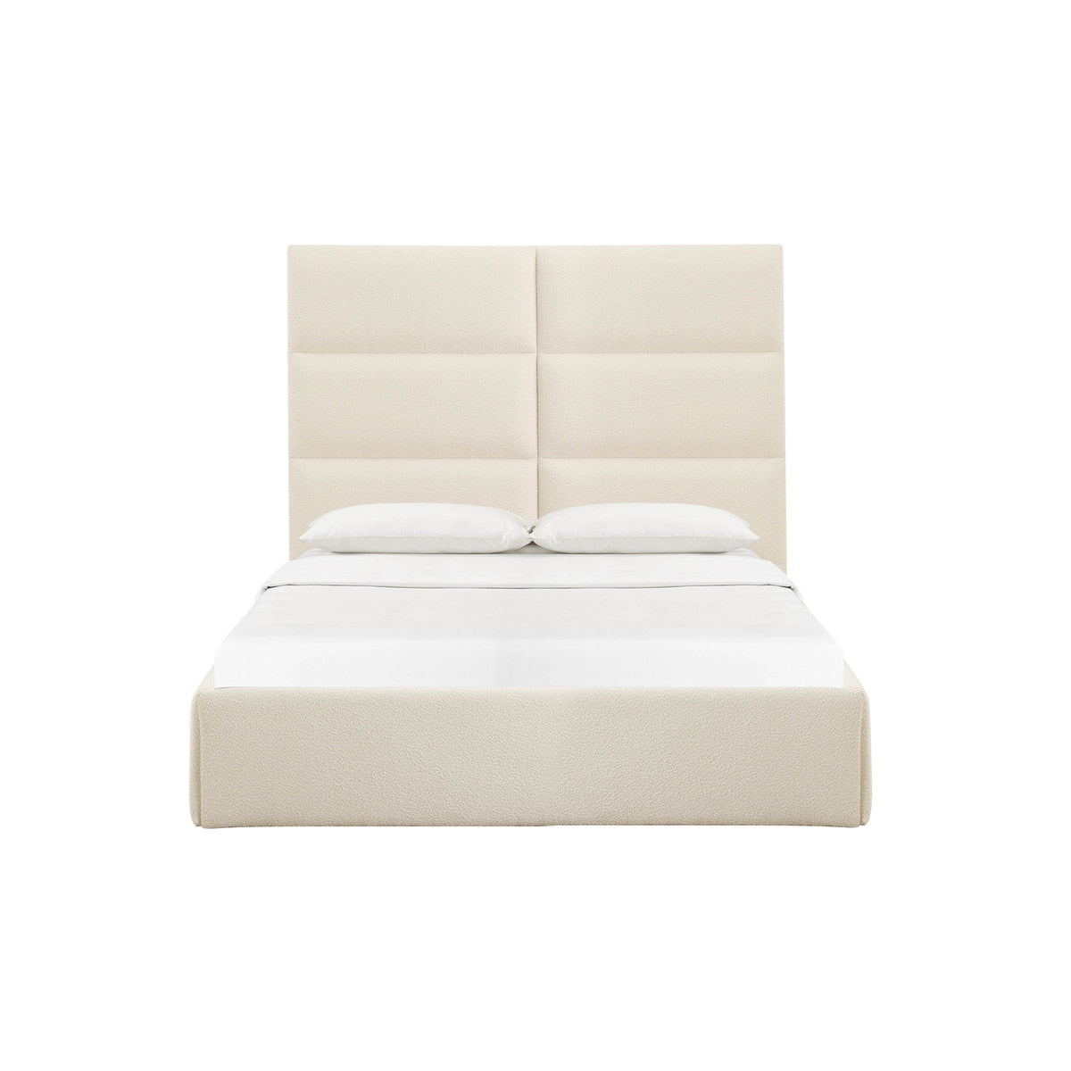 Eliana Cream Boucle Bed