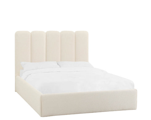 Palani Cream Boucle Bed