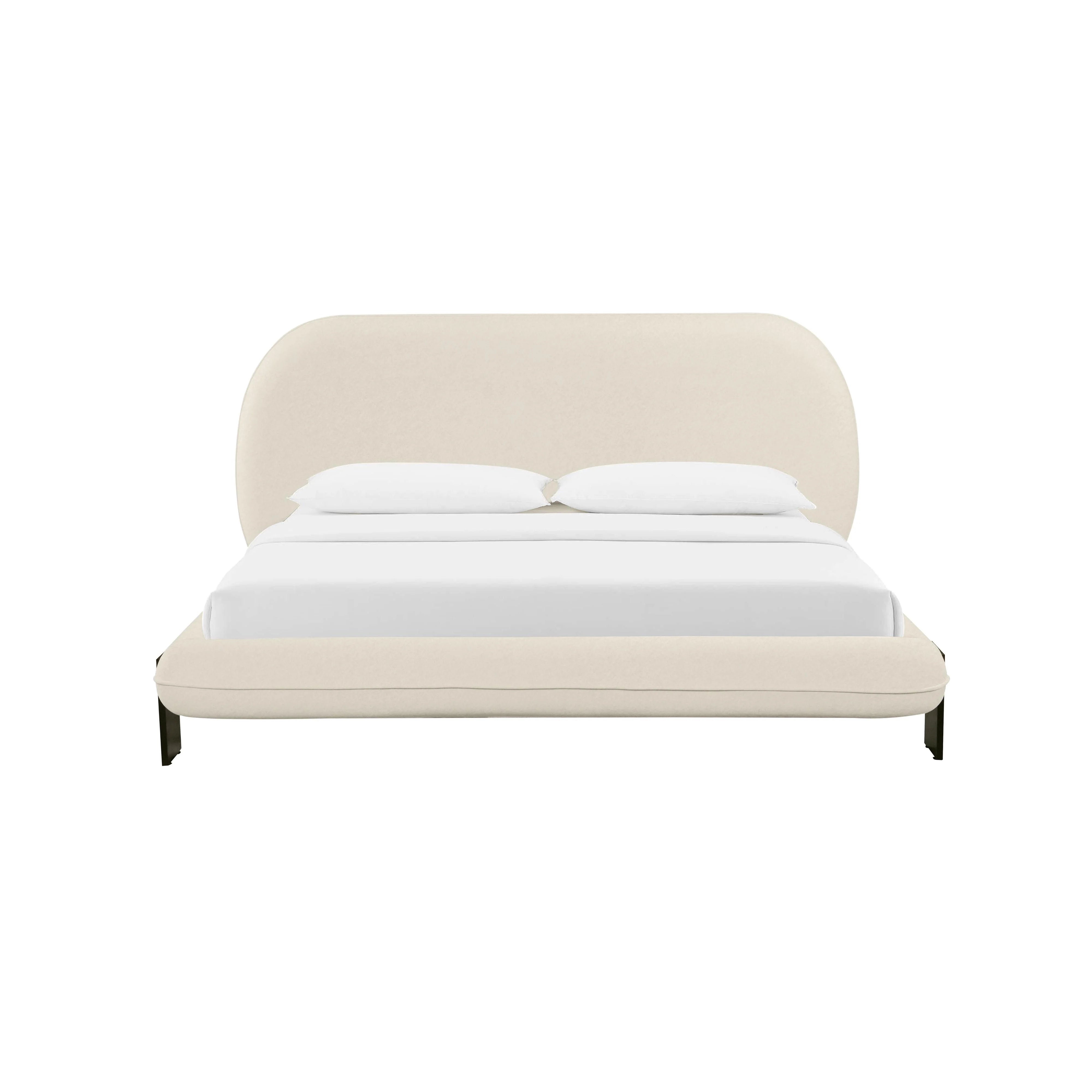 Ophelia Cream Performance Faux Wool Bed