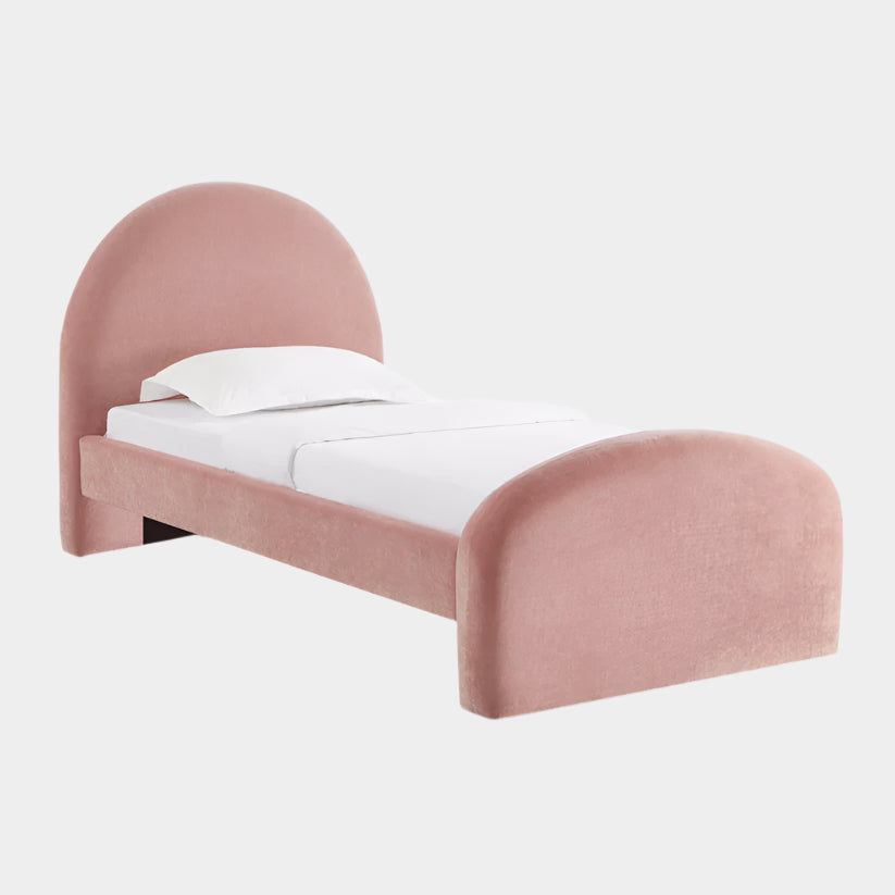 Moon Rose Upcycled Chenille Twin Bed