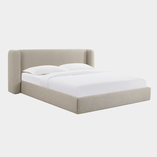 Babette Tan Boucle Bed