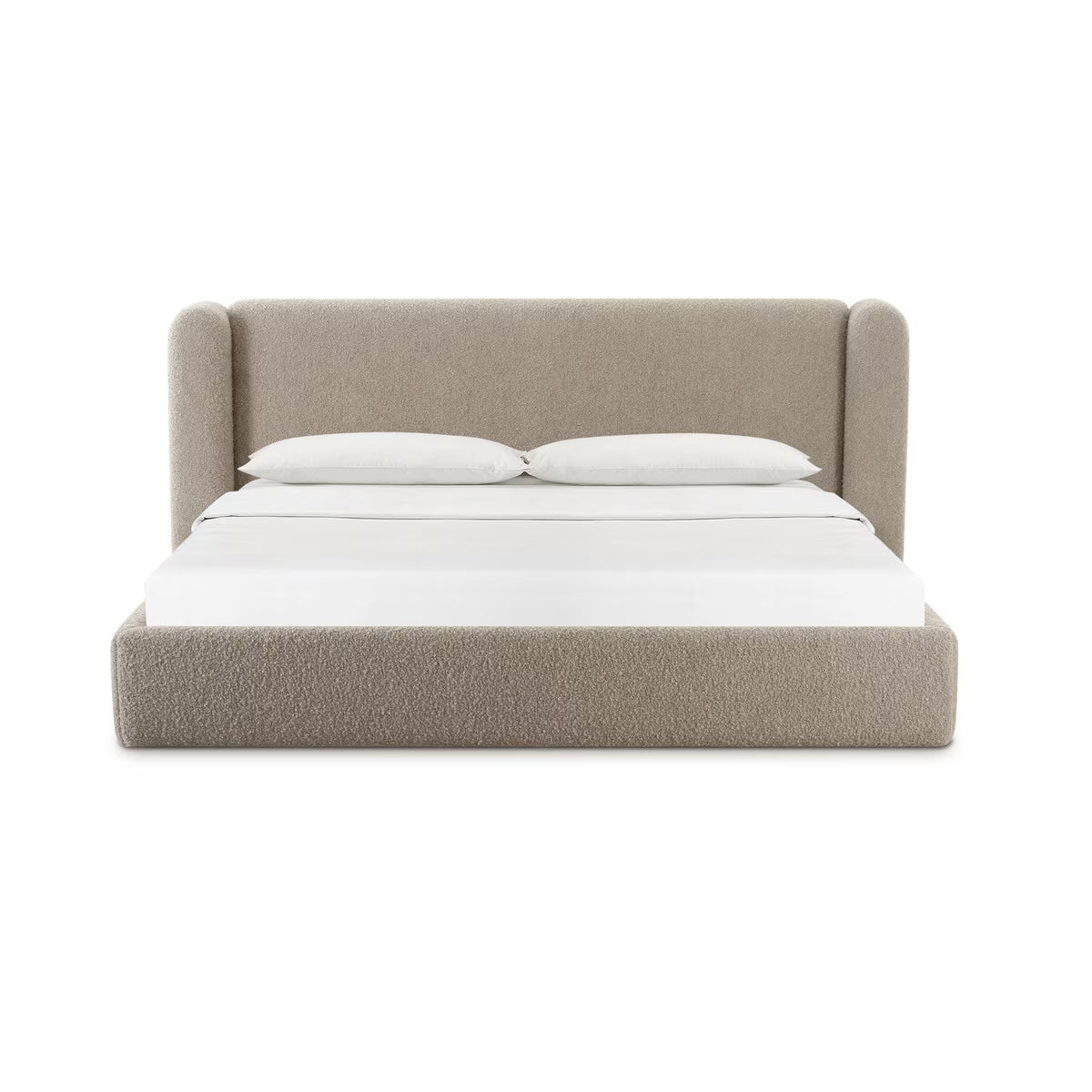 Babette Tan Boucle Bed