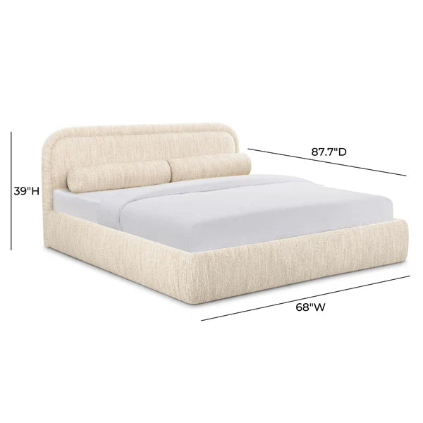 Murielle Textured Boucle Bed