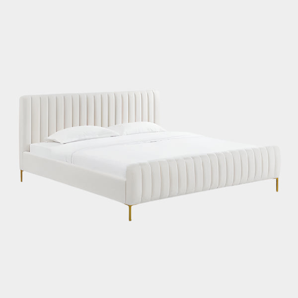Angela Upcycled Linen Bed
