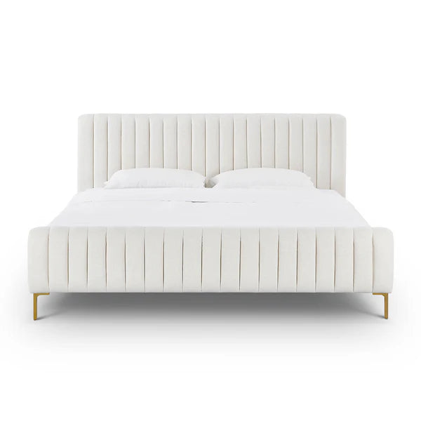 Angela Upcycled Linen Bed
