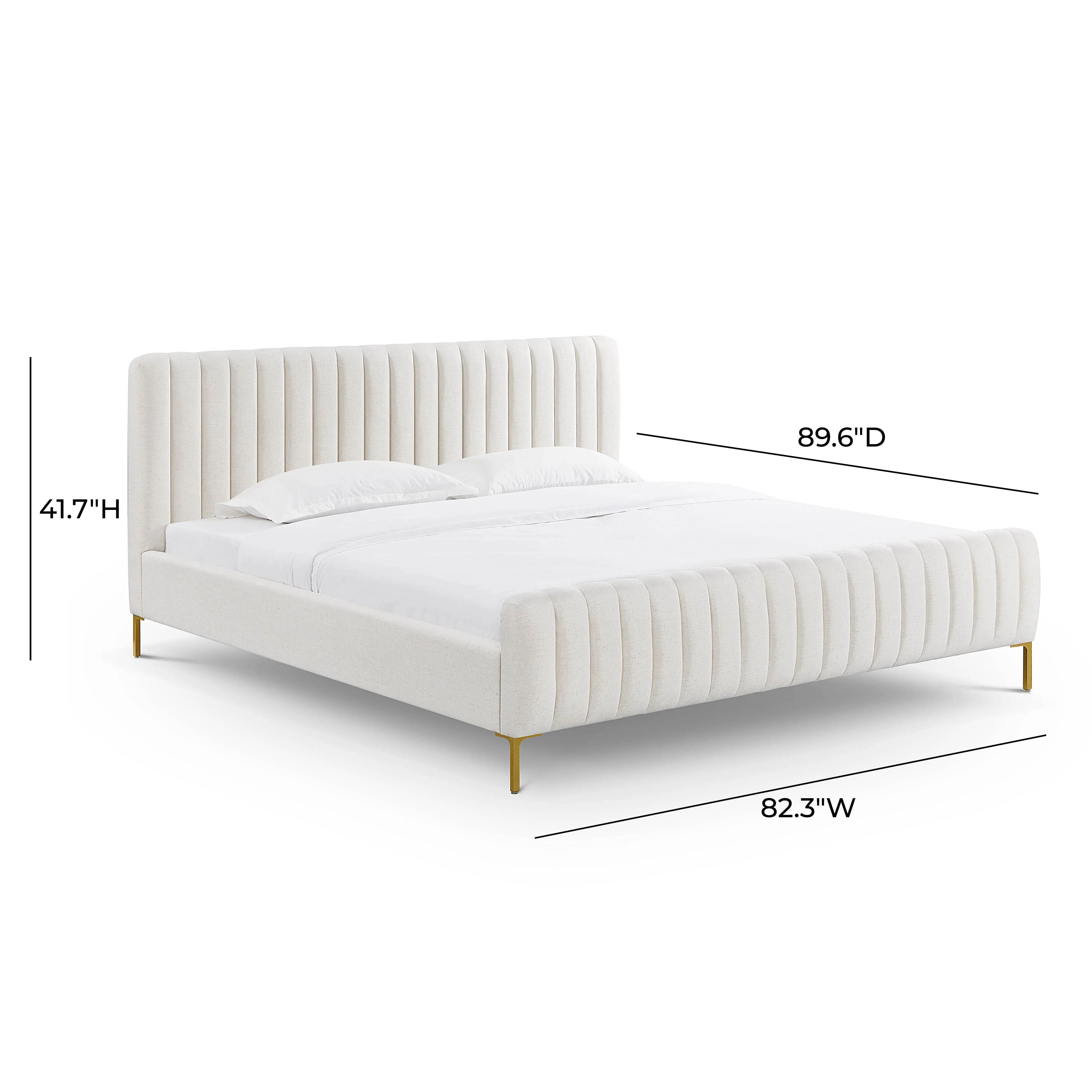Angela Upcycled Performance Linen Bed