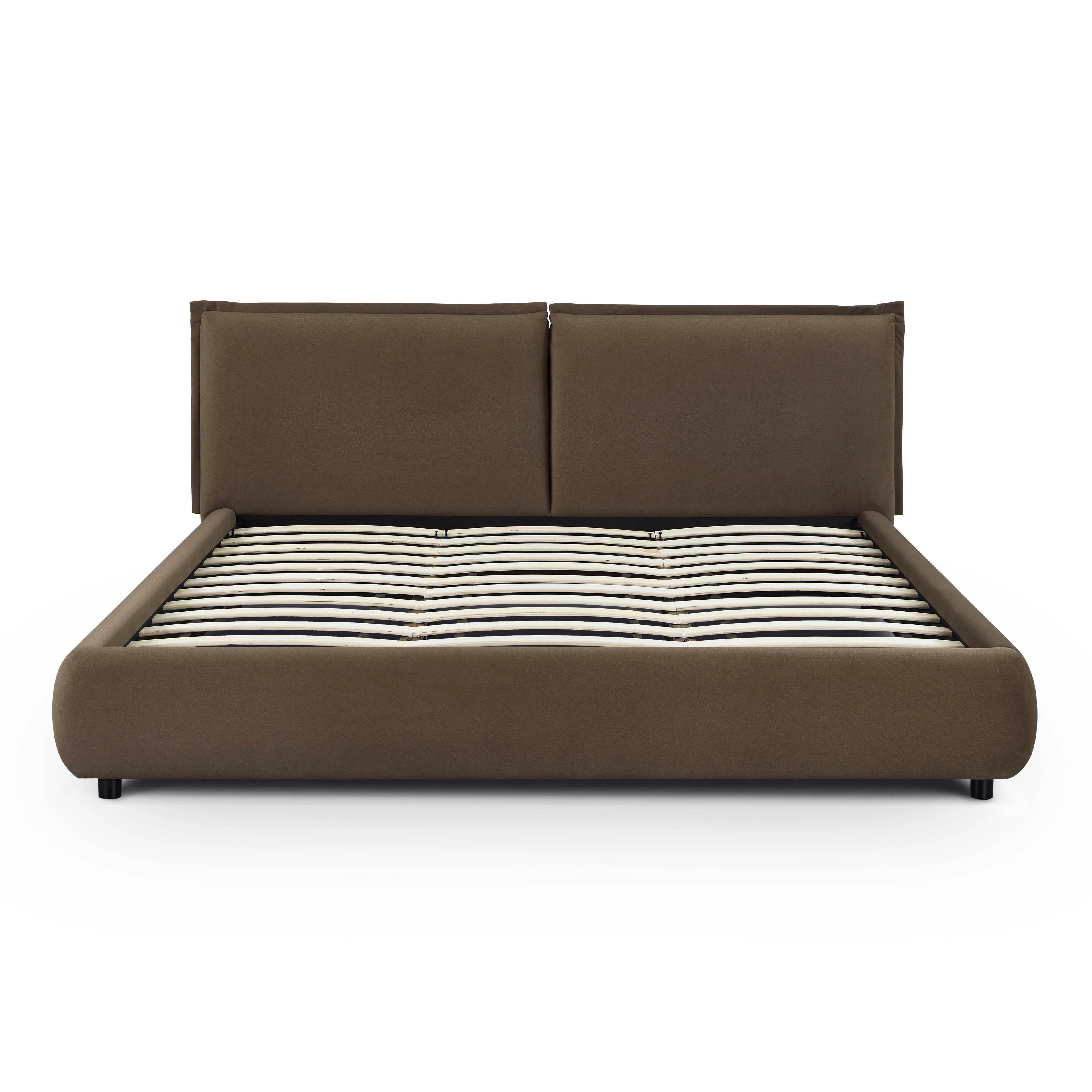 Mel Performance Faux Mohair Velvet Bed