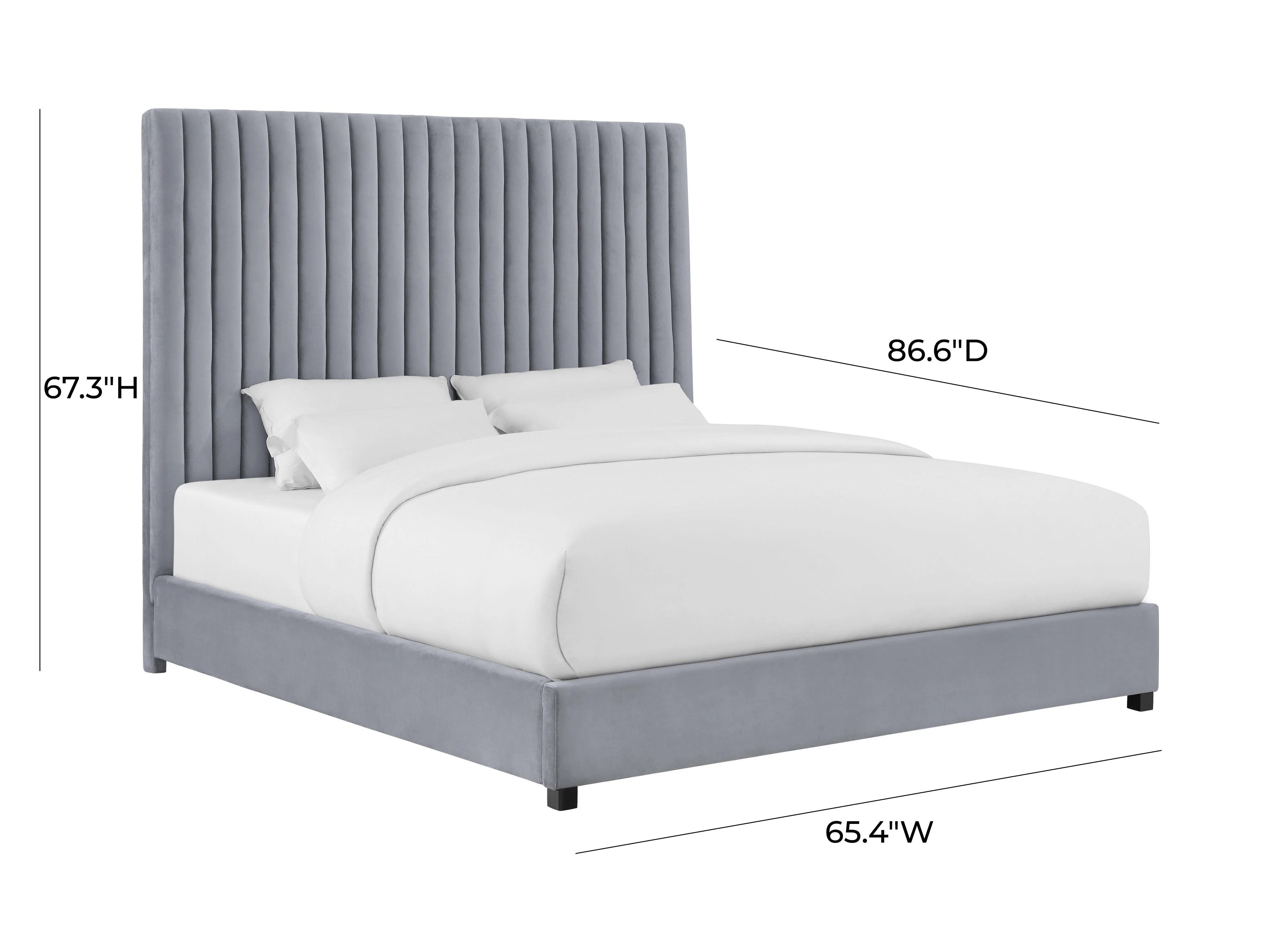 Arabelle Performance Velvet Bed