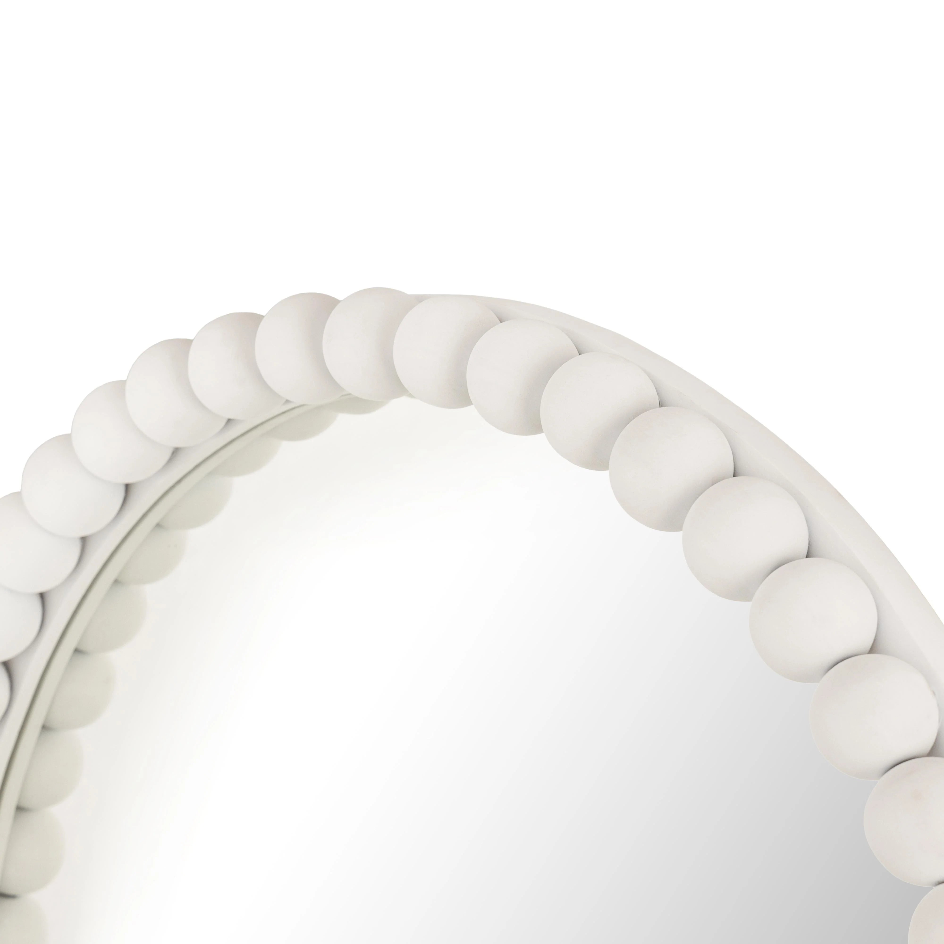 Miroir en bois blanc Baria