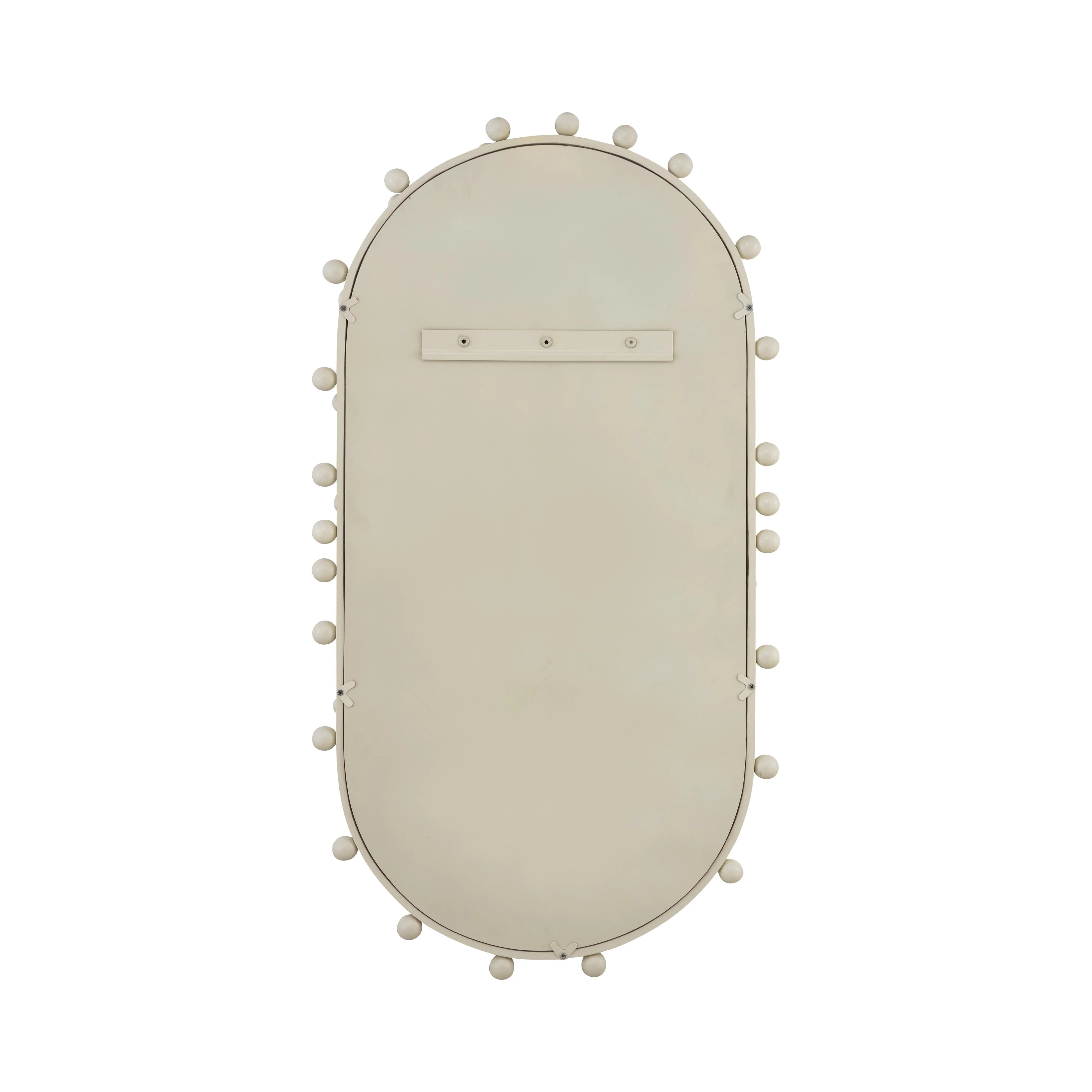 Miroir mural ovale grand format Bubbles Ivory
