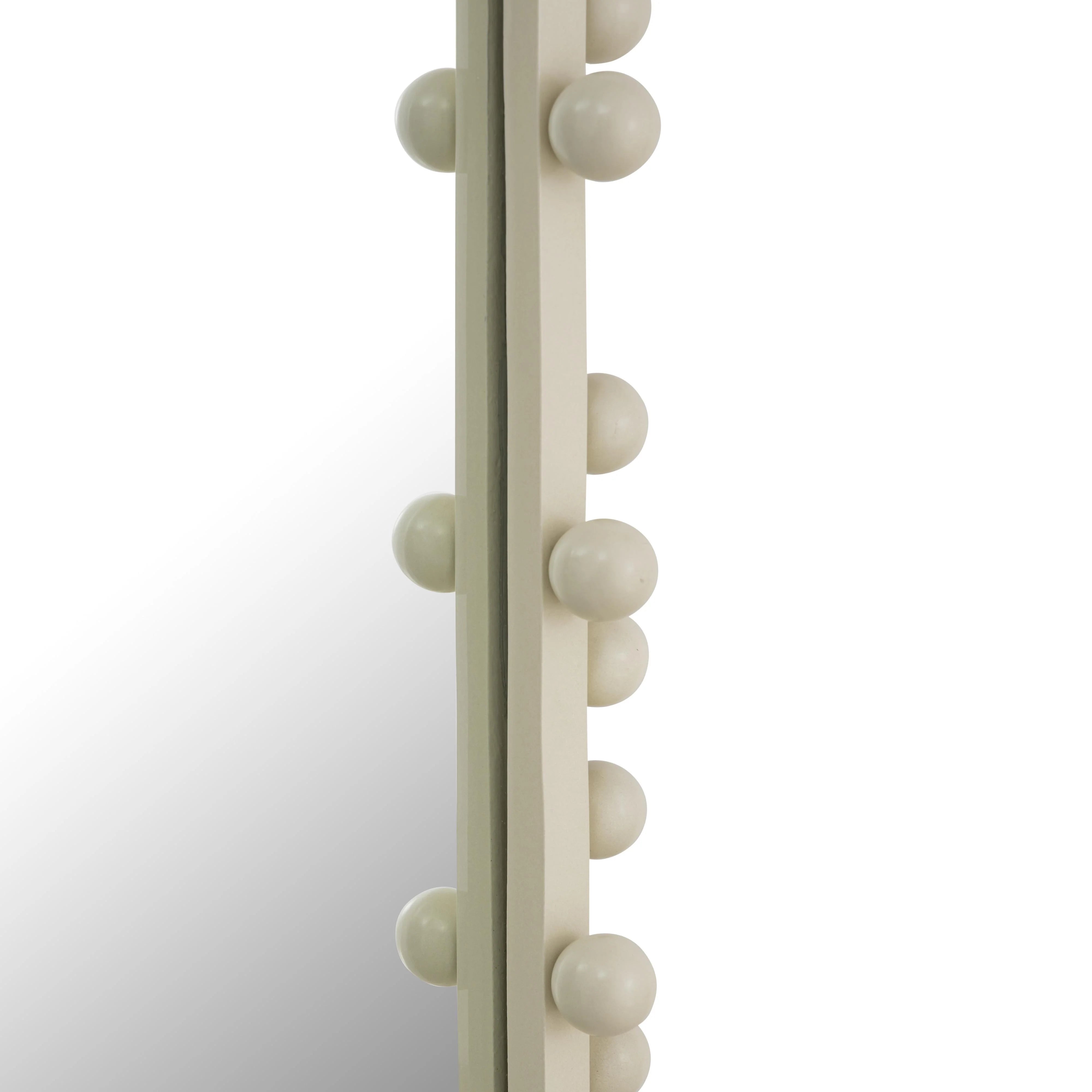 Miroir mural ovale grand format Bubbles Ivory