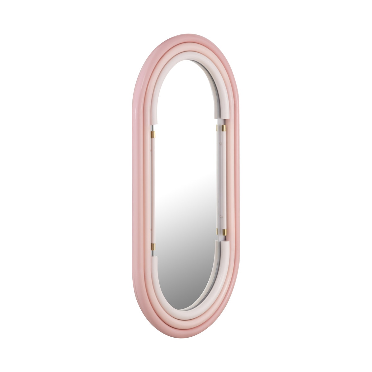 Neon Wall Mirror in Pink